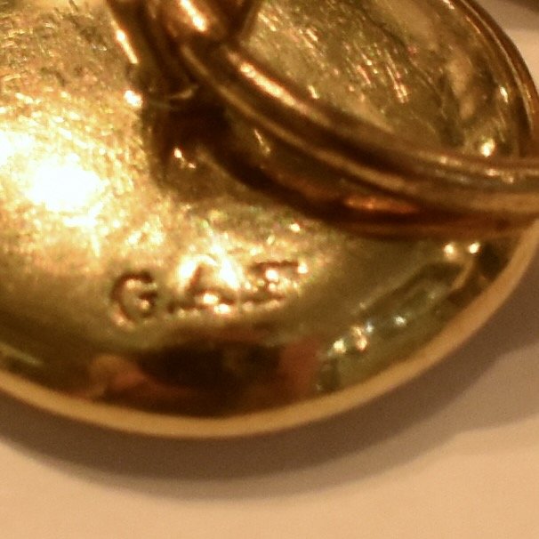 Mappin & Webb Set of Four Tie Tacks Sterling Silver and Mother of Pearl