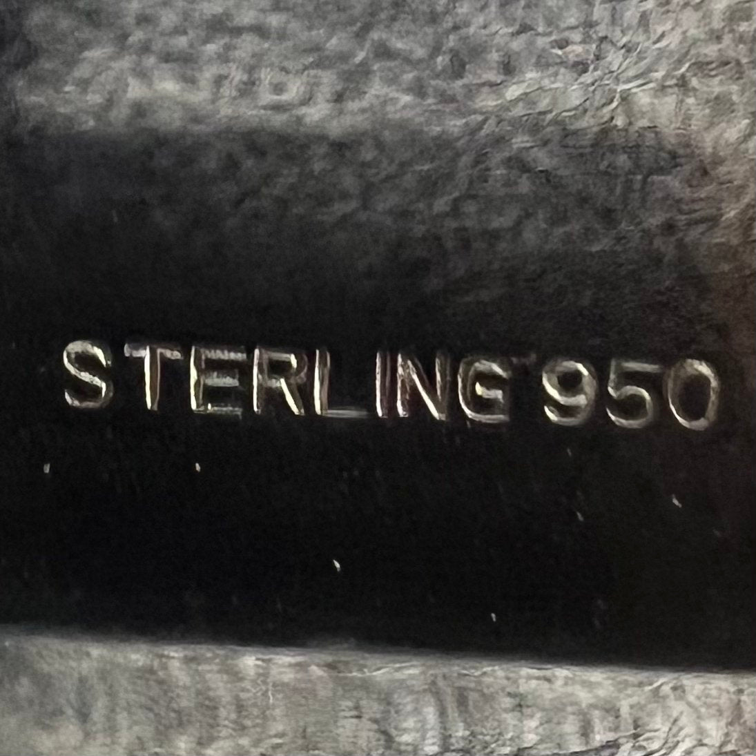 Estate Japanese 950 Sterling Silver Signed Cigarette Box