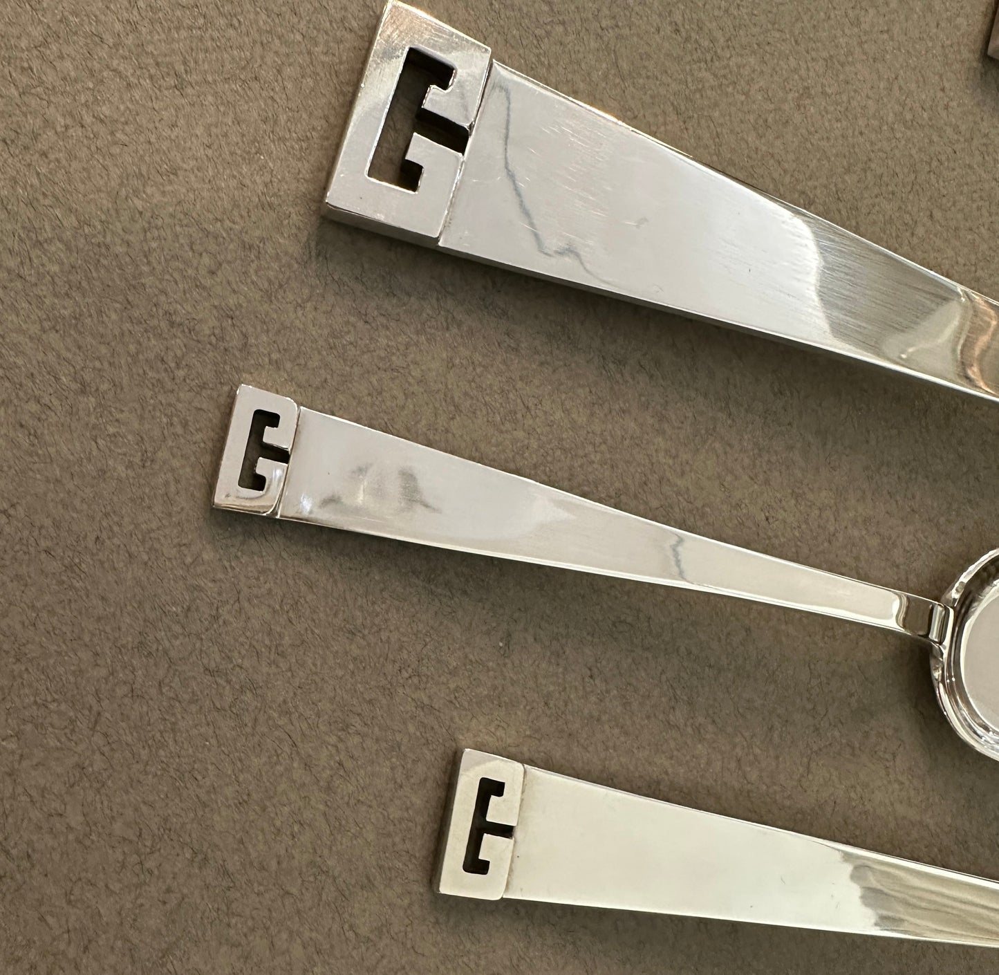 Estate Sterling Silver "Chinese Key" by Allan Adler Service of 12