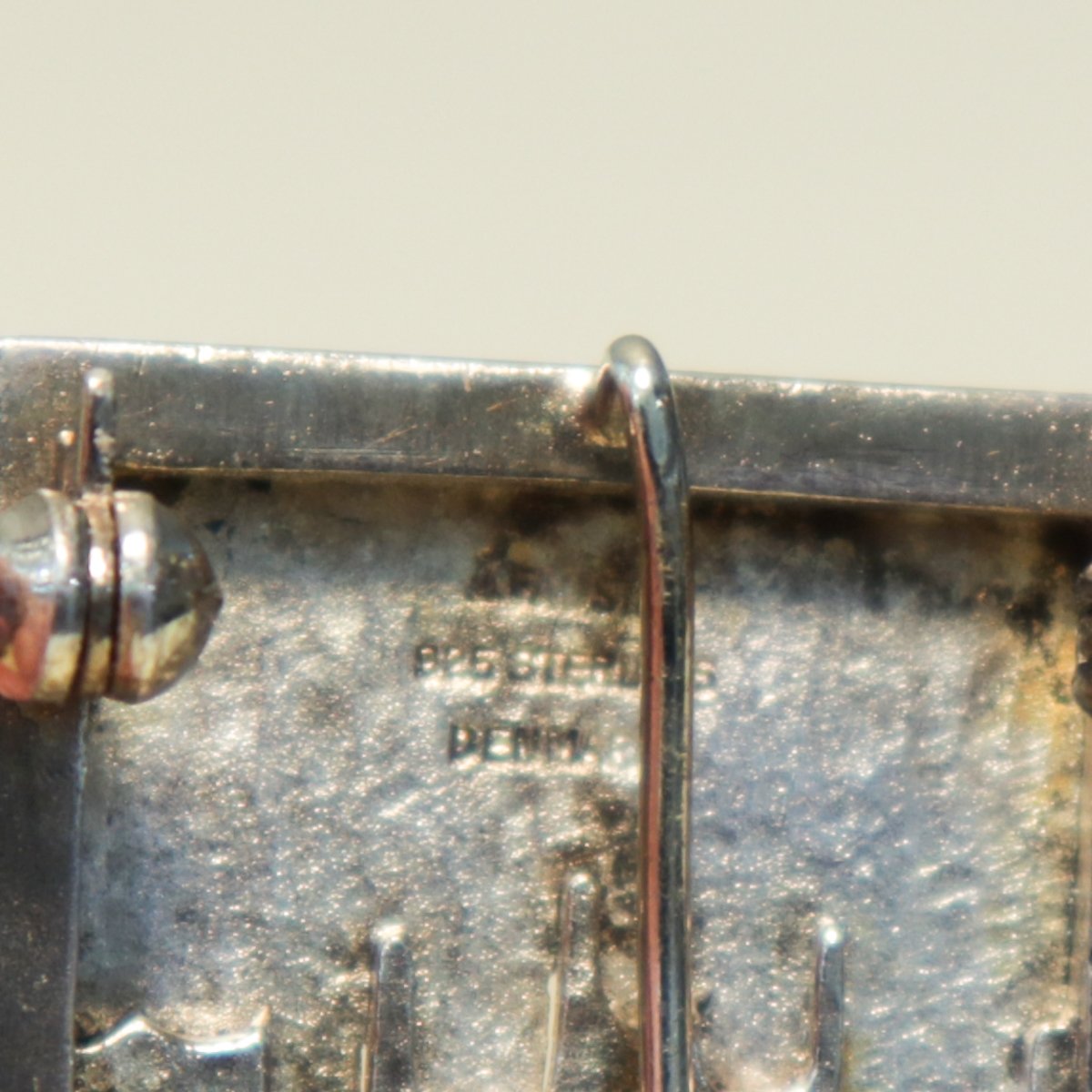 Estate Åge Fausing Sterling Silver & Gilt Cascade Brooch/Pendant