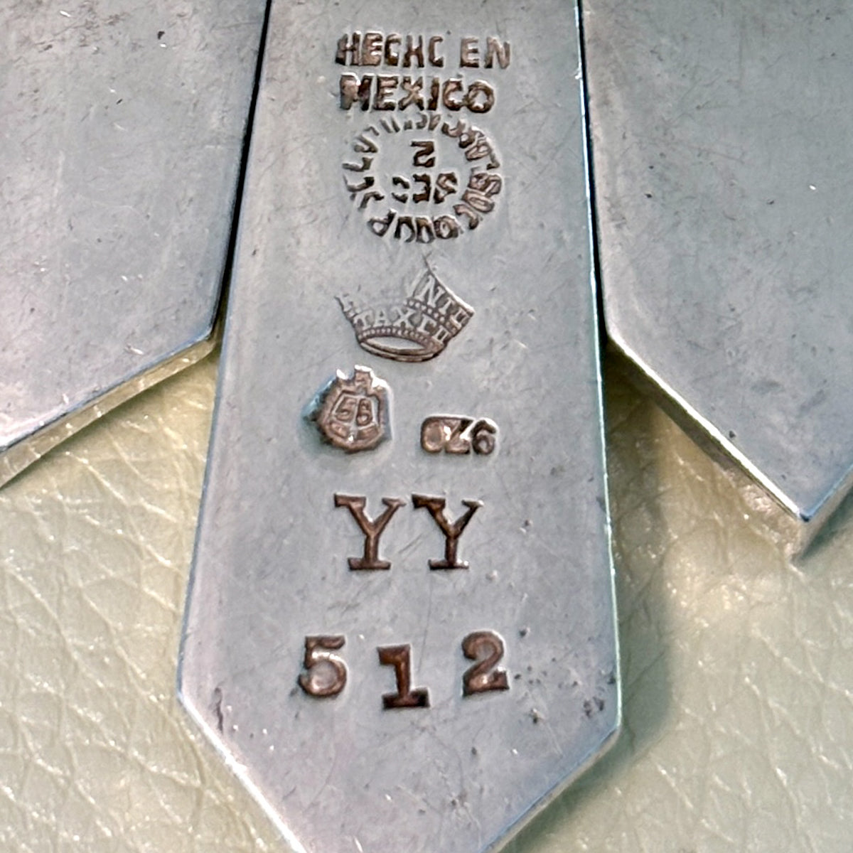 Estate Antonio Pineda 970 Silver "Zig Zag" Necklace No. YY512