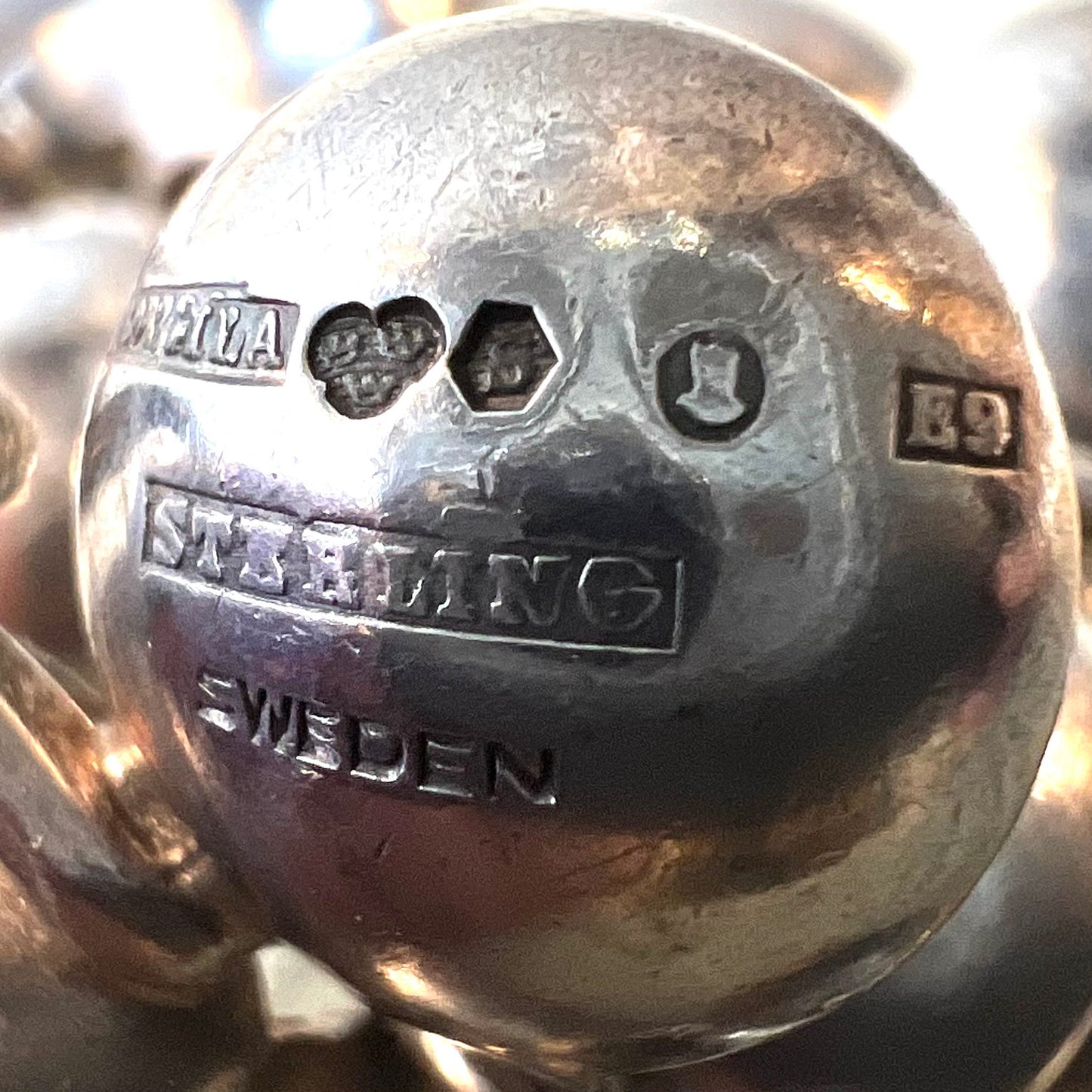 Estate Atelier Borgila Sterling Silver Bracelet from 1952