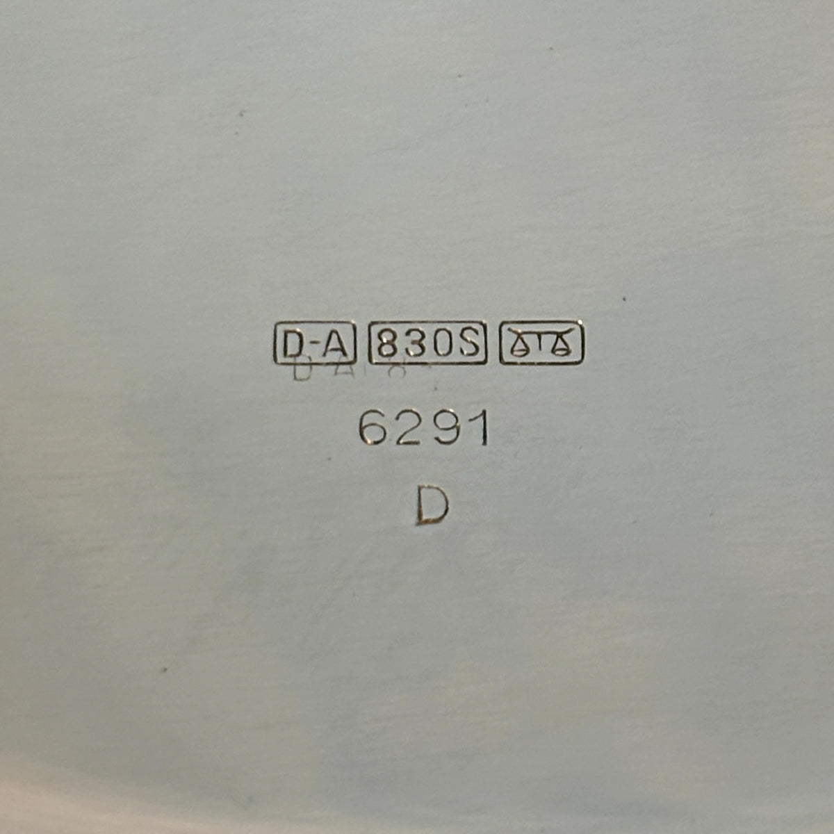 Estate David Andersen Sterling Silver Service Plate service for 10 persons