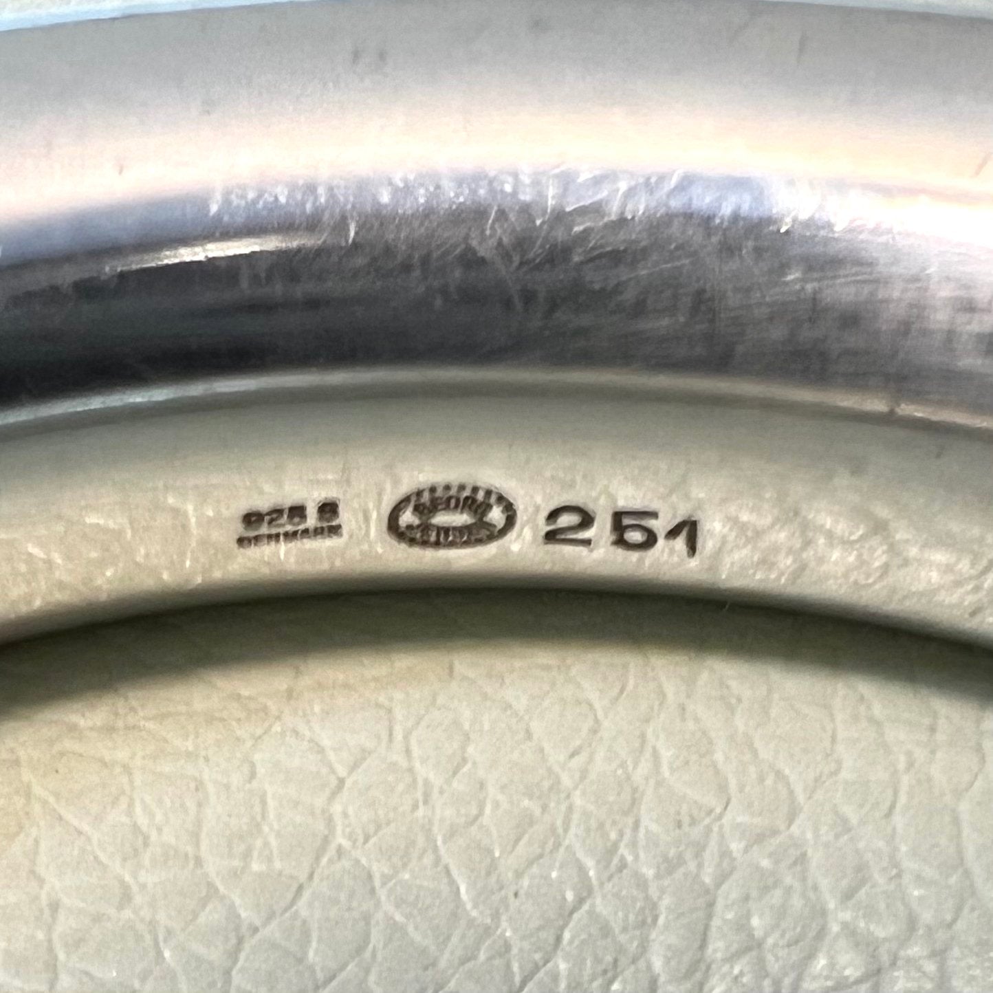 Estate Georg Jensen Sterling Silver Bangle by Kim Naver No. 251