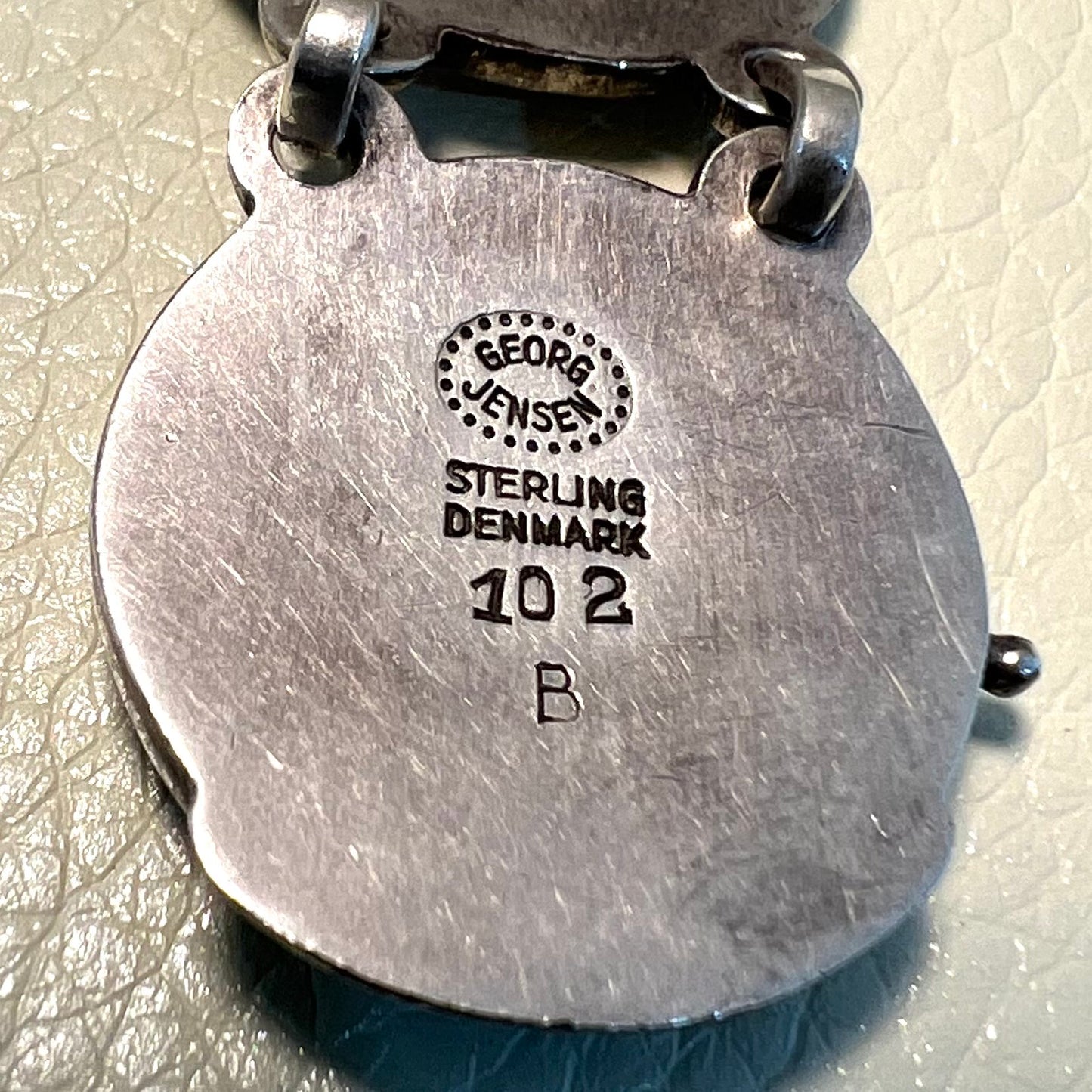 Estate Georg Jensen Sterling Silver Bird & Grape Bracelet No. 102B