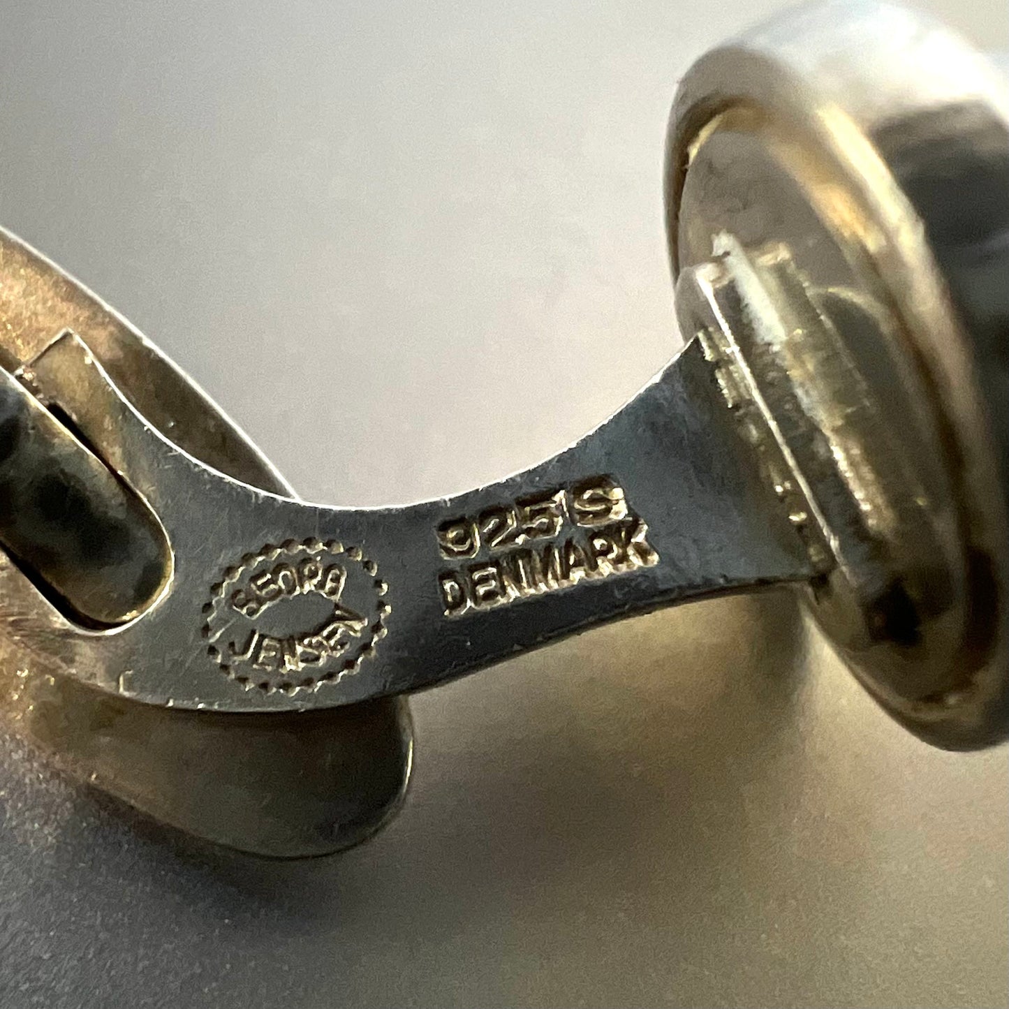Estate Georg Jensen Sterling Silver Cufflinks by Harald Nielsen No. 44B