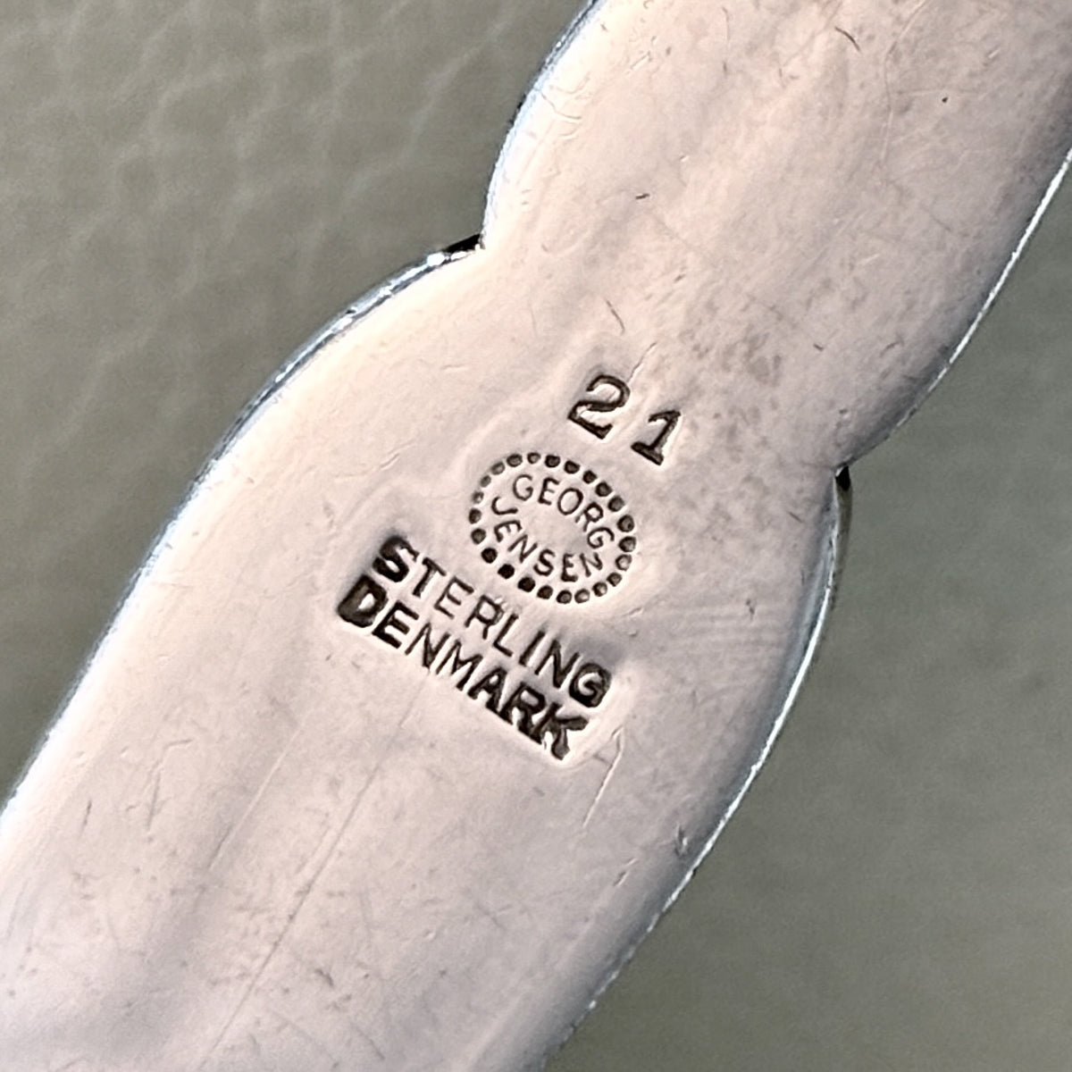 Estate Georg Jensen Sterling Silver Ornamental Pie Server No. 21