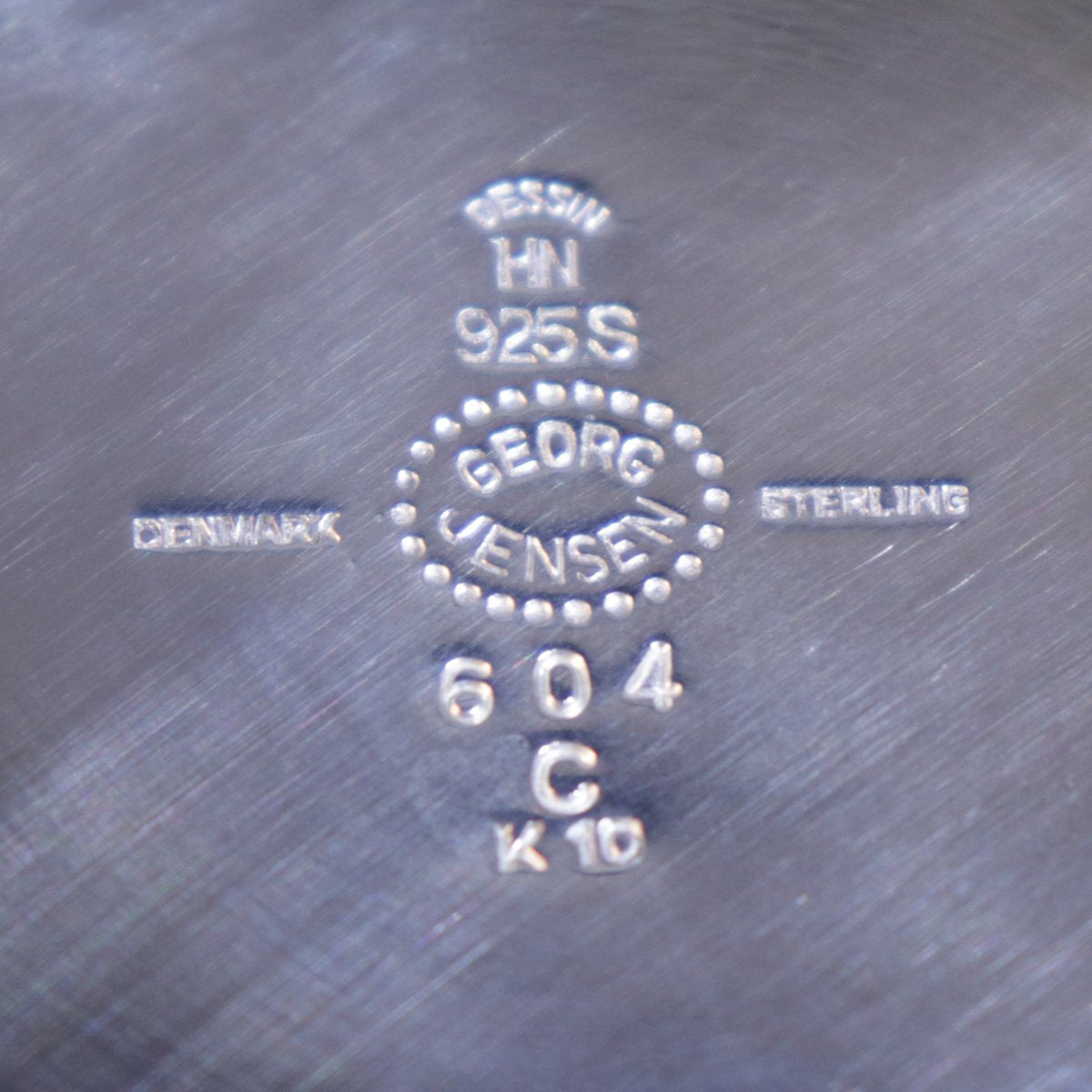 Estate Pair of Georg Jensen Sterling Silver Candlesticks by Harald Nielsen No. 604C