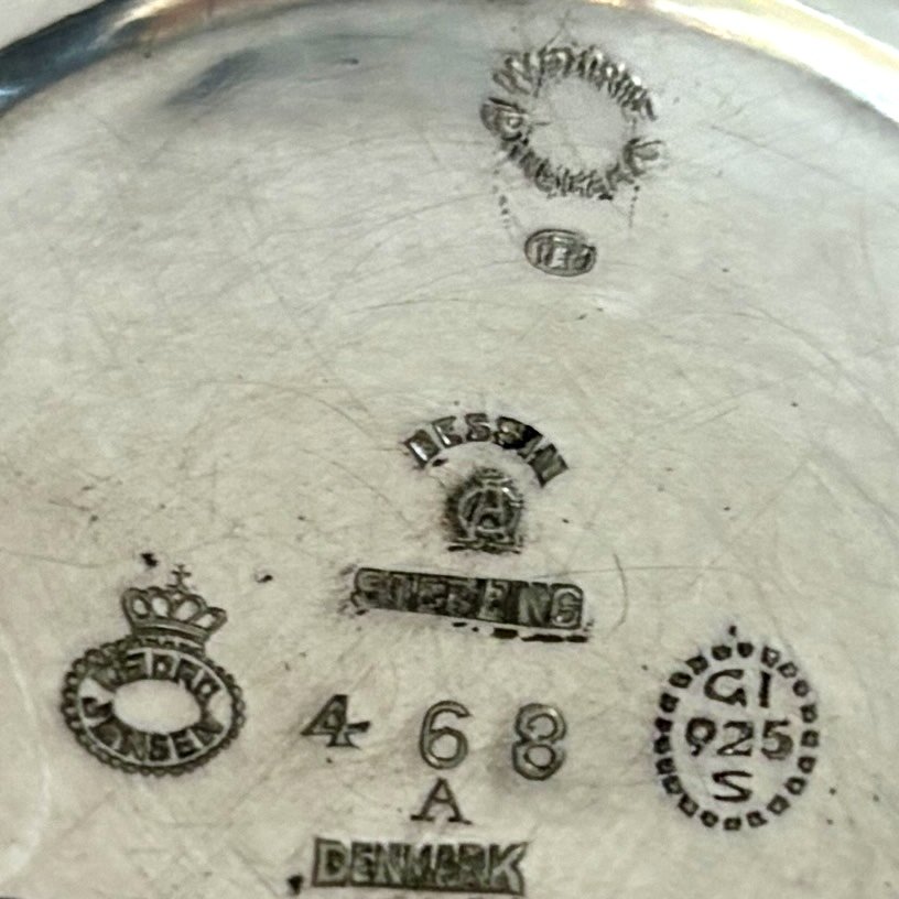 Estate Georg Jensen Sterling Silver Peapod Centerpiece Bowl by Gundorph Albertus No. 468A