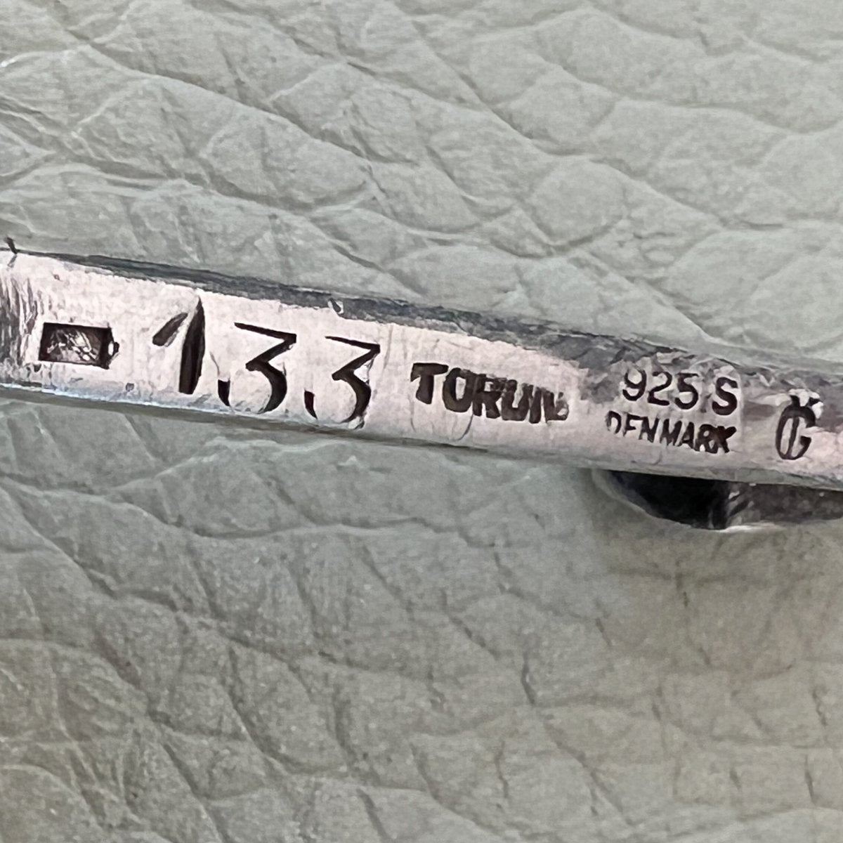 Estate Georg Jensen Sterling Silver and Amethyst Drop Pendant by Vivianna Torun No. 133