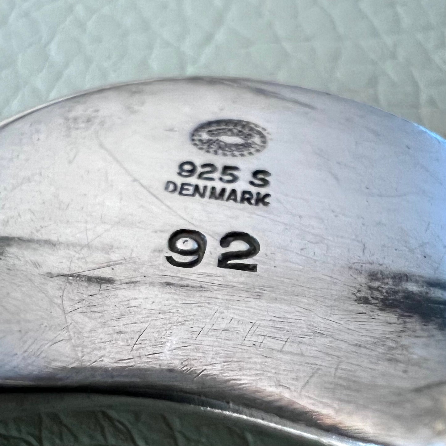 Estate Georg Jensen Very Rare Sterling Silver Modernist Ring by Nanna Ditzel No 92