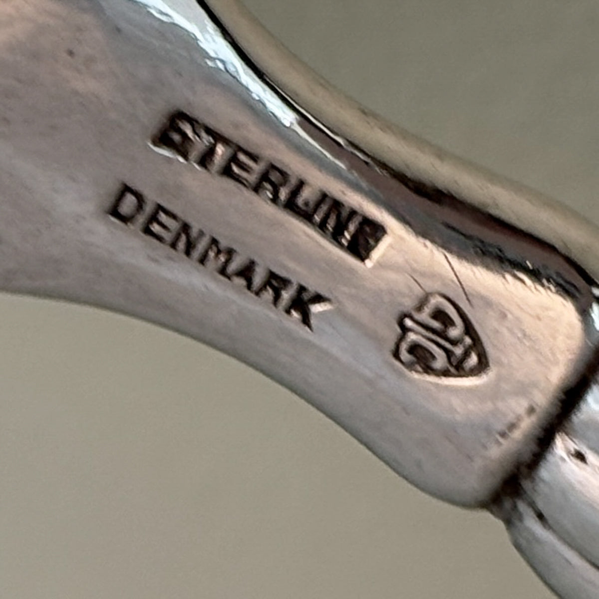 Estate Grann & Laglye Ornamental Serving Spoon with Ball End