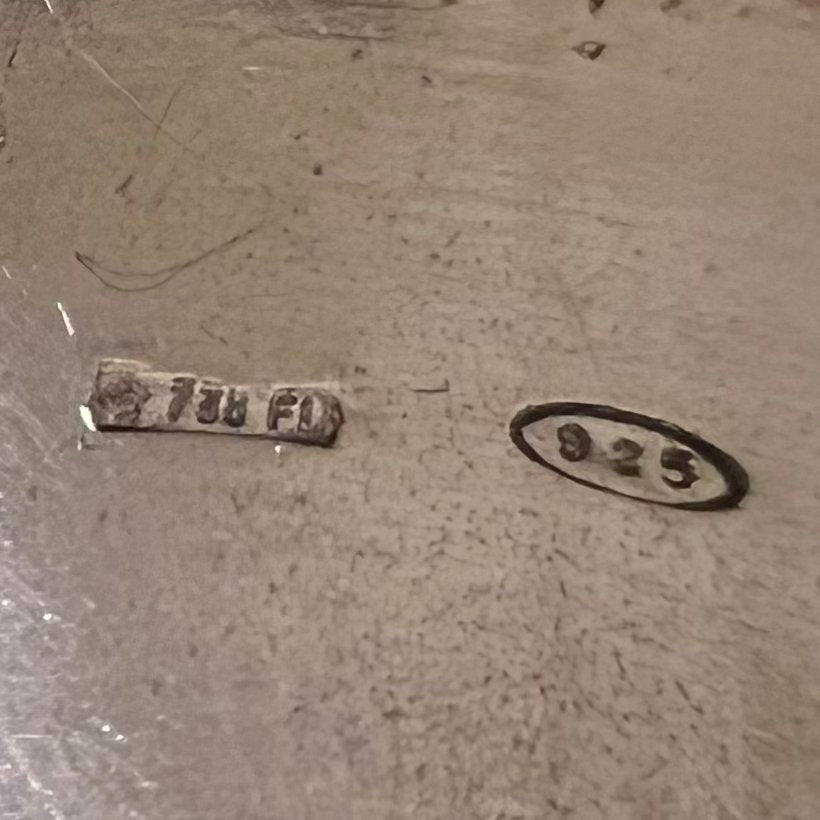 Estate Gucci Sterling Silver Heavy Ring