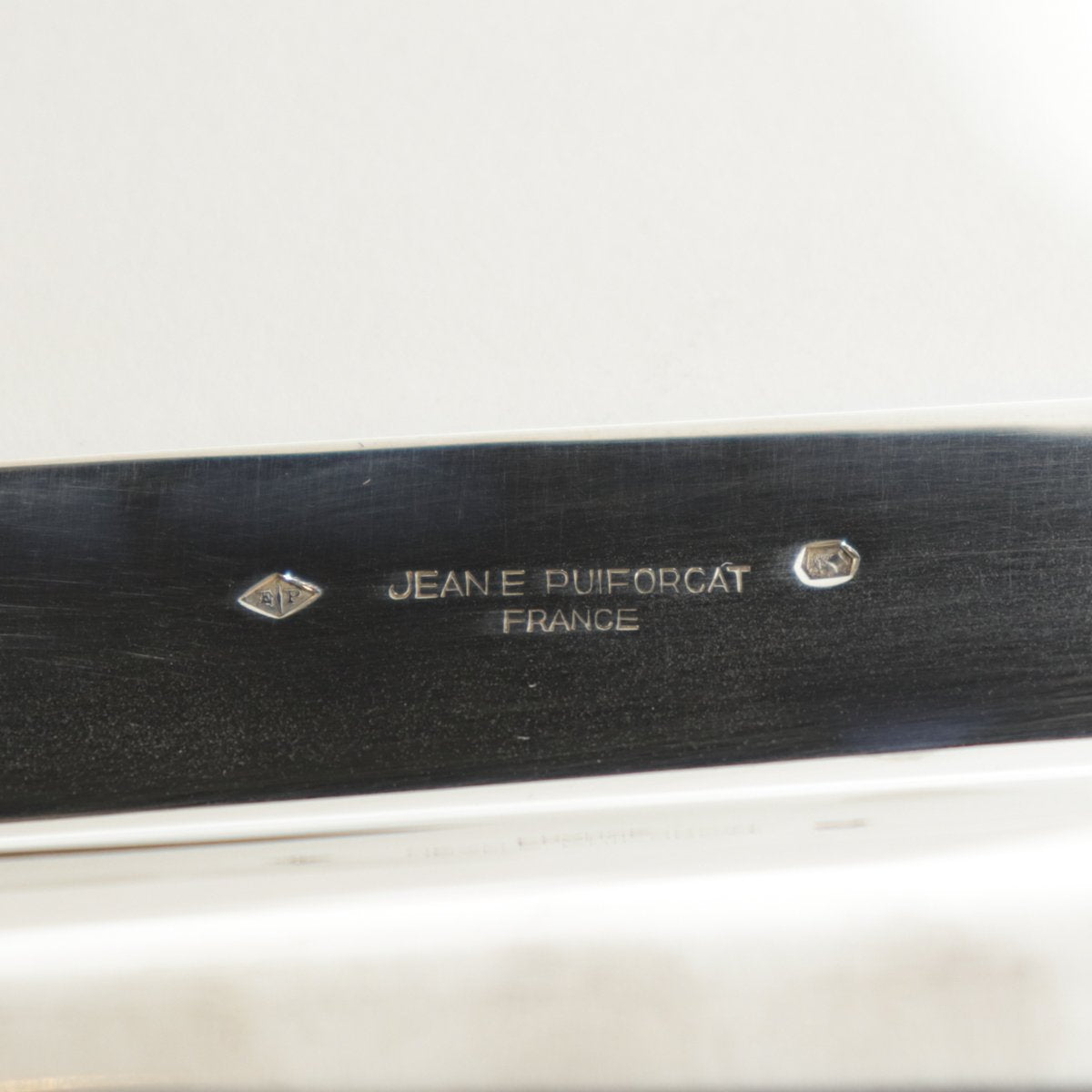 Estate Jean Puiforcat 950 Silver "Cannes" Pattern Cocktail Tray