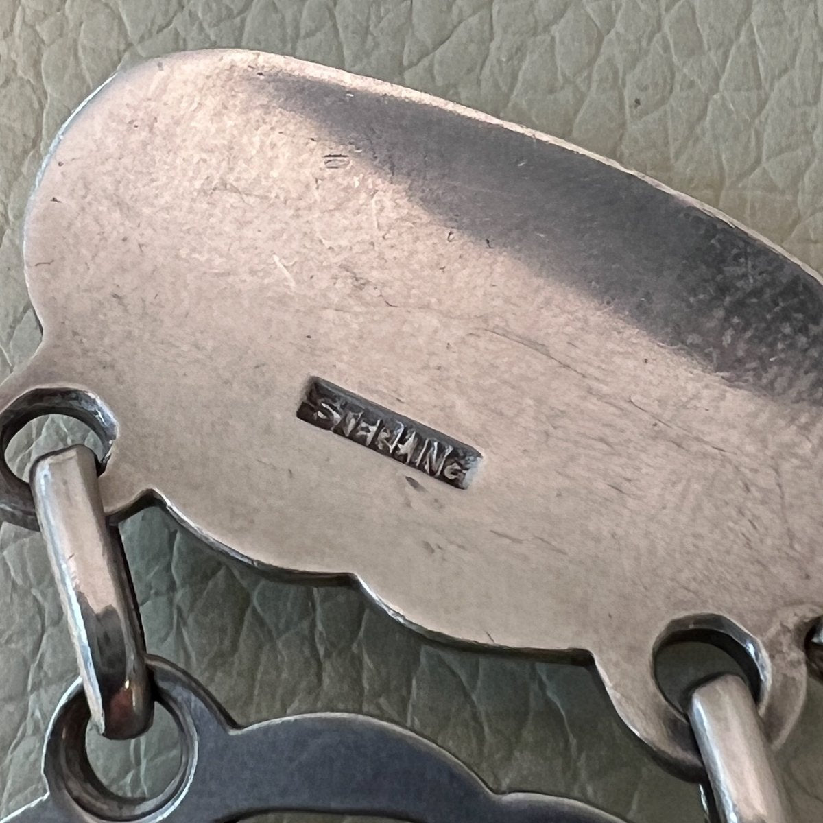 Estate Kalo Hand Wrought Sterling Silver Art Nouveau Acorn Bracelet