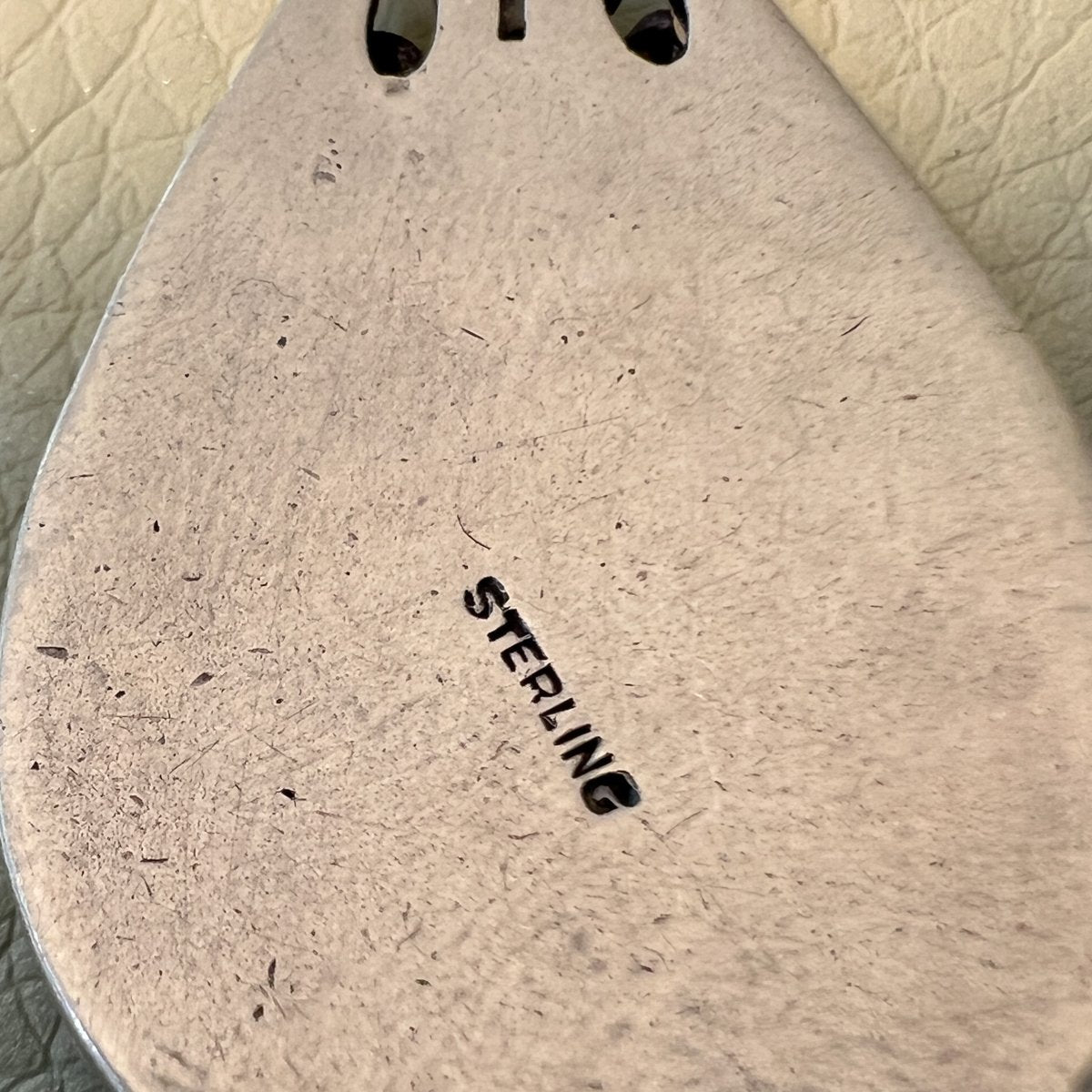 Estate Kalo Hand Wrought Sterling Silver Art Nouveau Blister Pearl Pendant Necklace