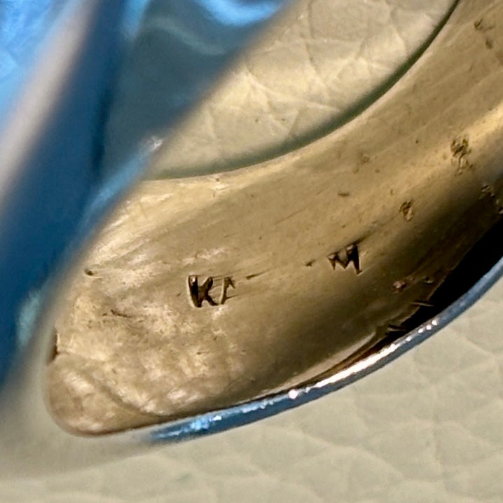 Estate Alfred Karram Sterling Silver Brutalist Ring