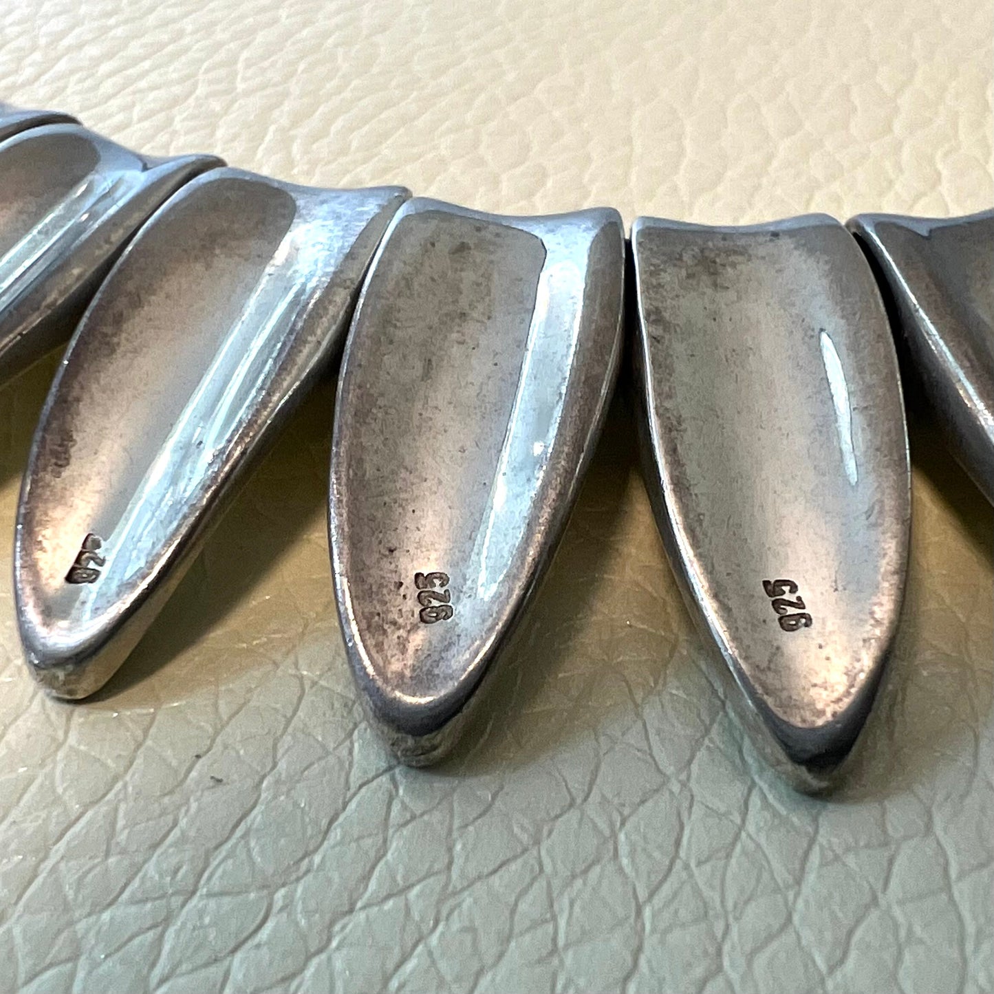 Estate Minas Spiridis Sterling Silver Choker Necklace Rare