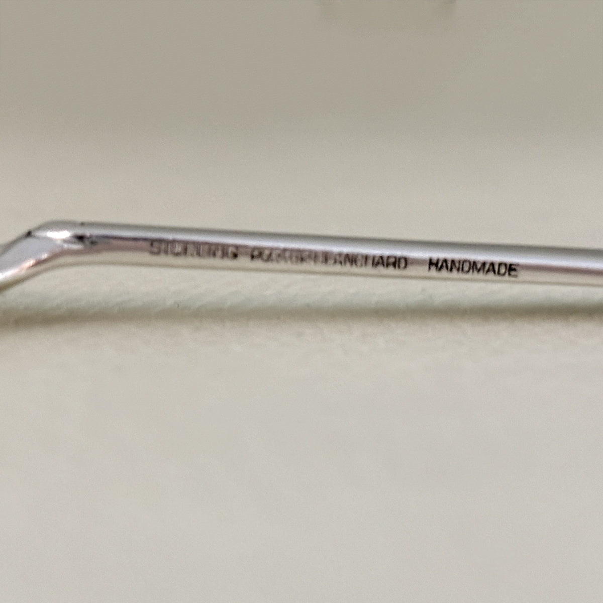 Estate Porter Blanchard Sterling Silver "Modern Scroll" Demitasse Spoons