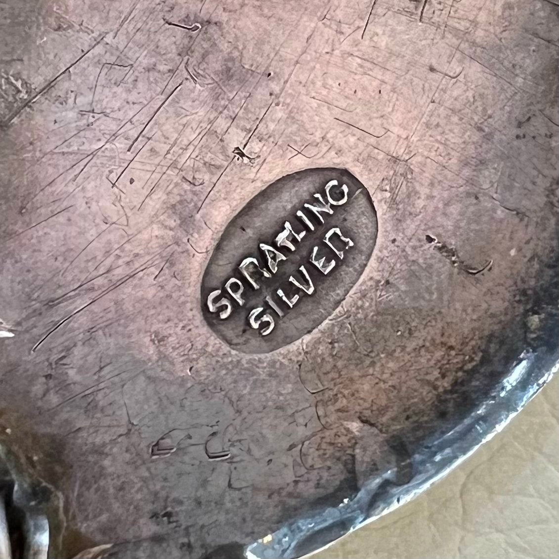 Estate William Spratling Sterling Silver & Copper Butterfly Brooch Rare