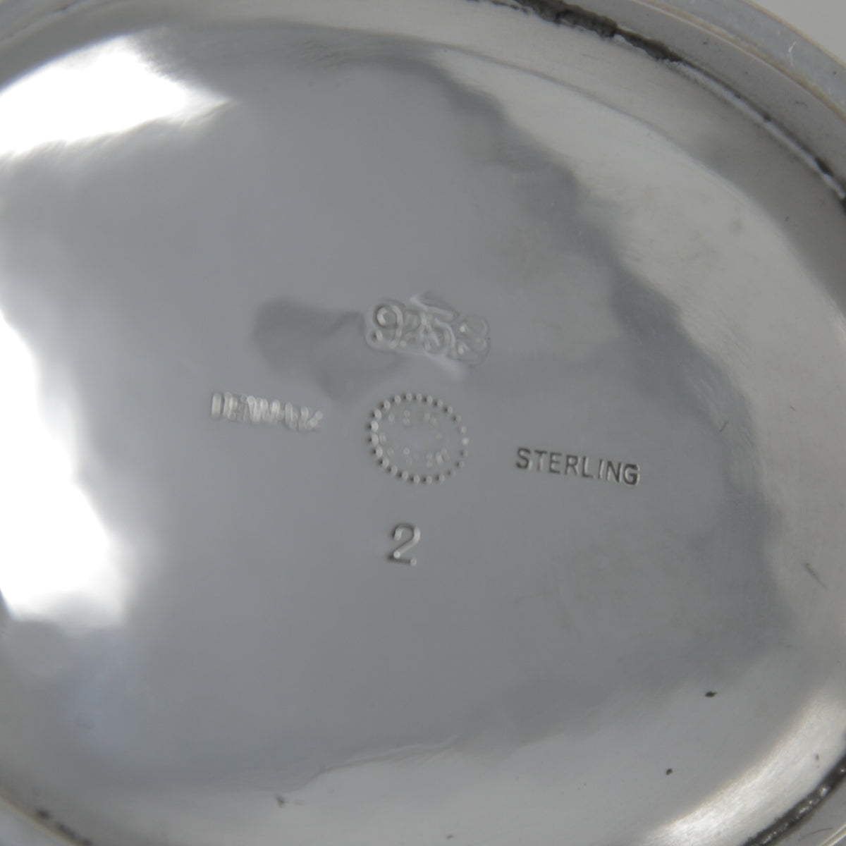 Estate Georg Jensen Small Sterling Silver Blossom Dish No 2