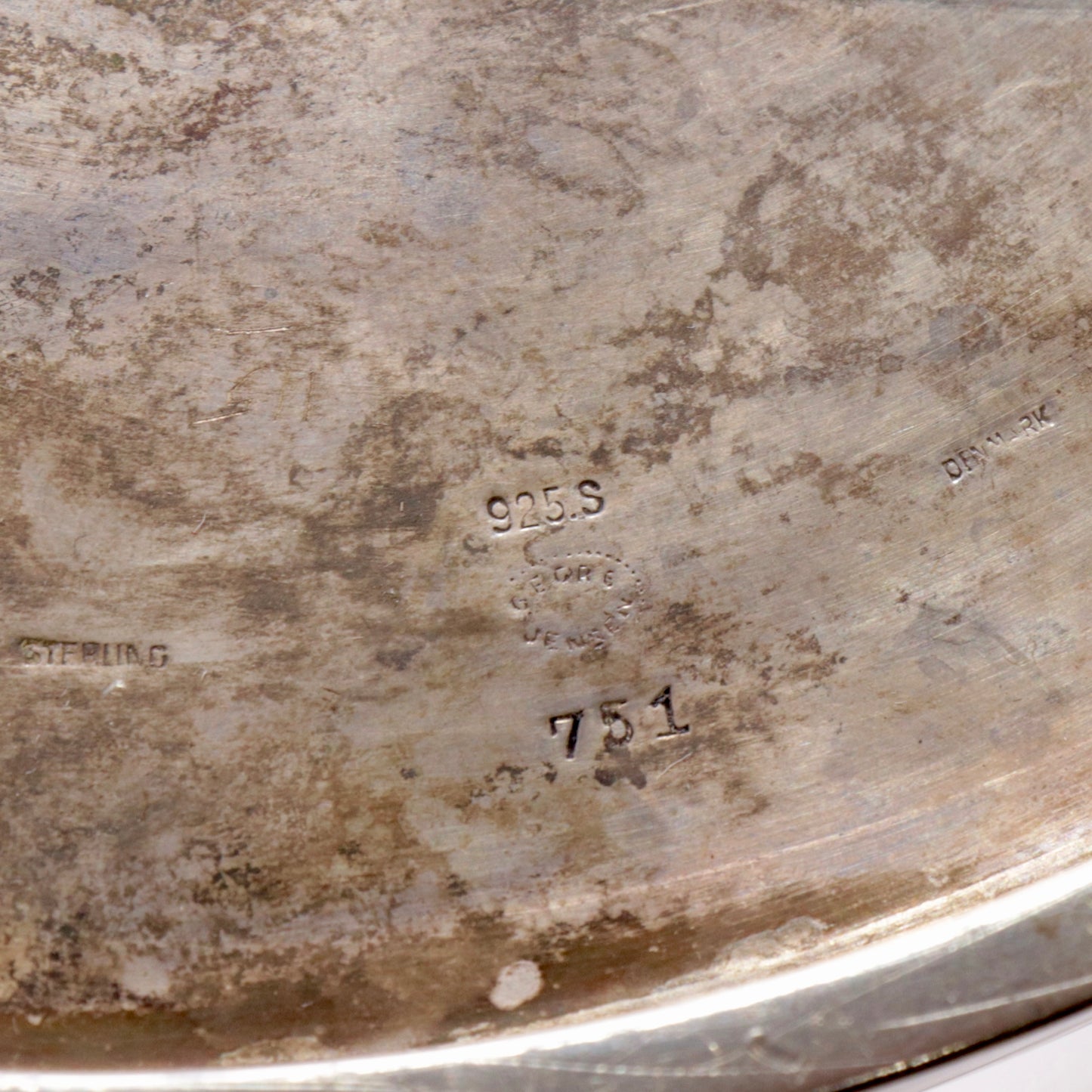 Estate Sterling Silver Georg Jensen Six-Light Candelabra by Harald Nielsen No 751