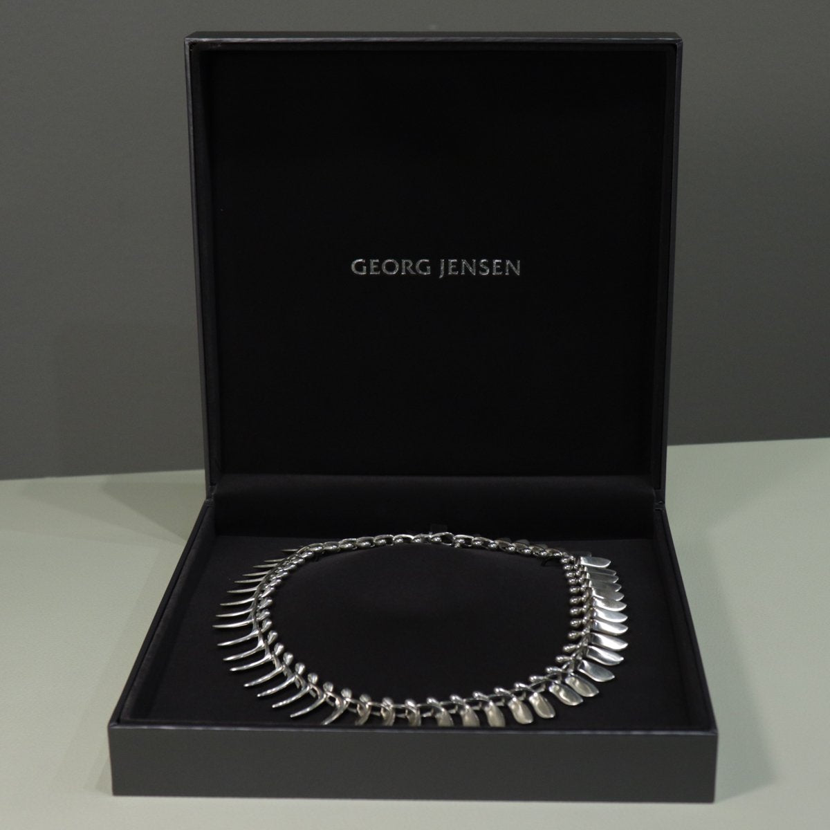Georg Jensen Sterling Silver Archive Collection Necklace by Bent Gabrielsen No. 115