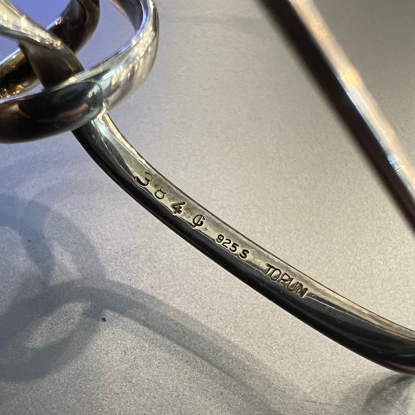 Georg Jensen Sterling Silver "Forget Me Knot" Brooch No. 384 by Vivianna Torun