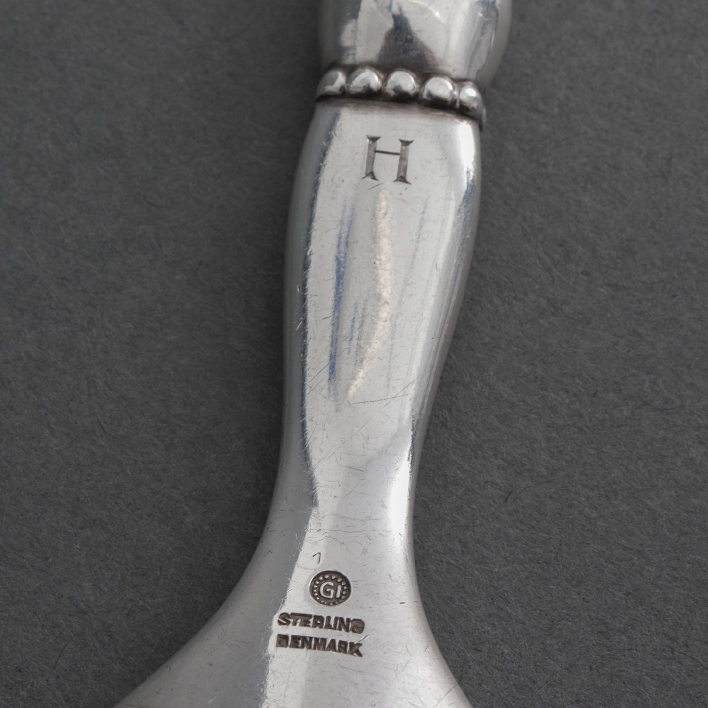 Estate Georg Jensen Sterling Silver Ornamental Spoon Design No. 159