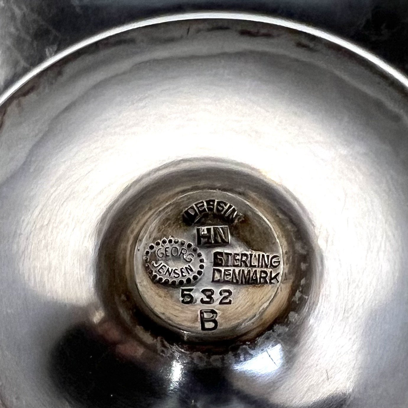 Estate Georg Jensen Vintage Sterling Silver Goblet Harald Nielsen No. 532B