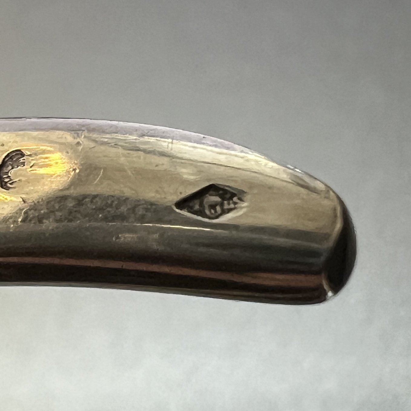 H. Pozzo French Silver Modernist Neck Ring