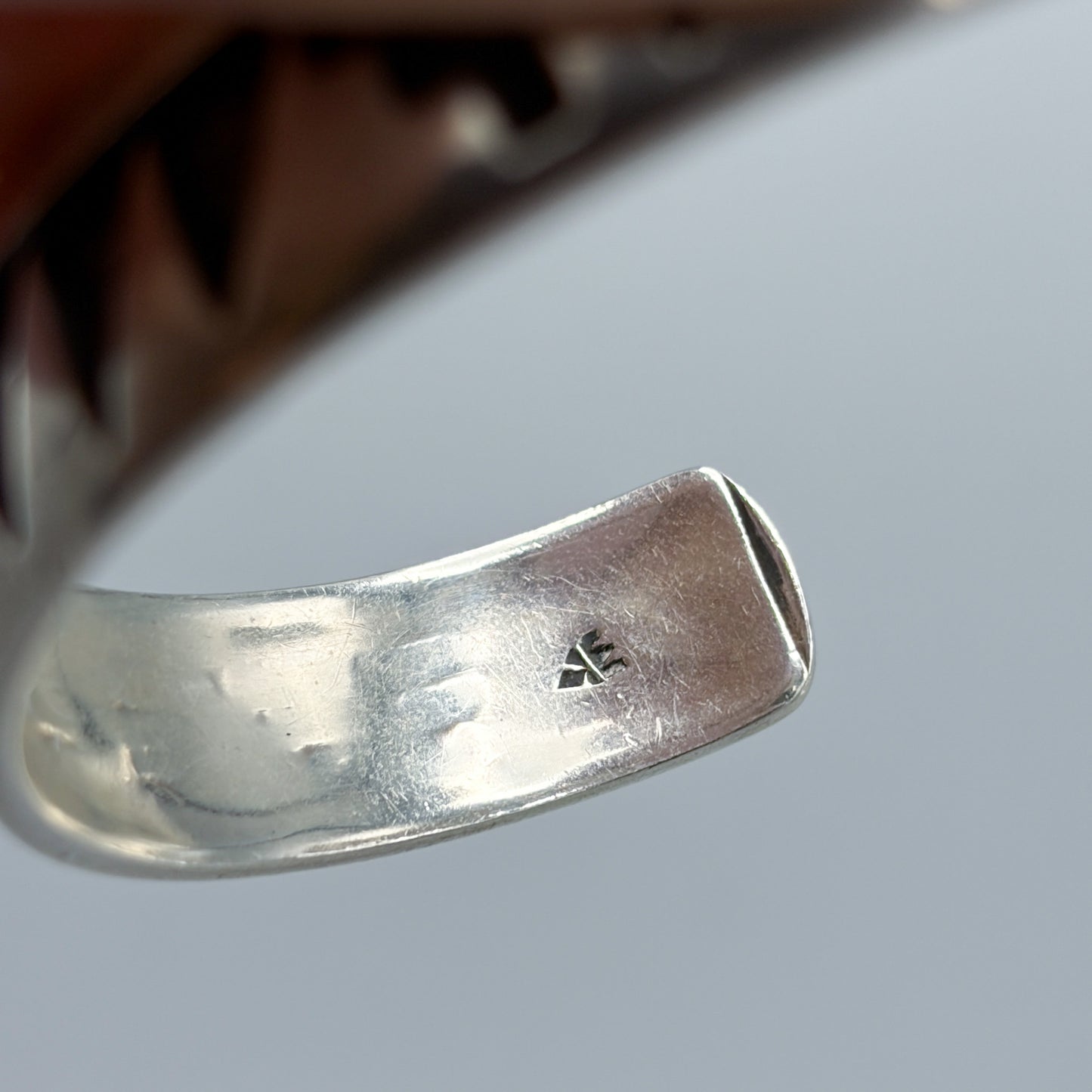 Estate South Western Hopi Native American Silver Cuff