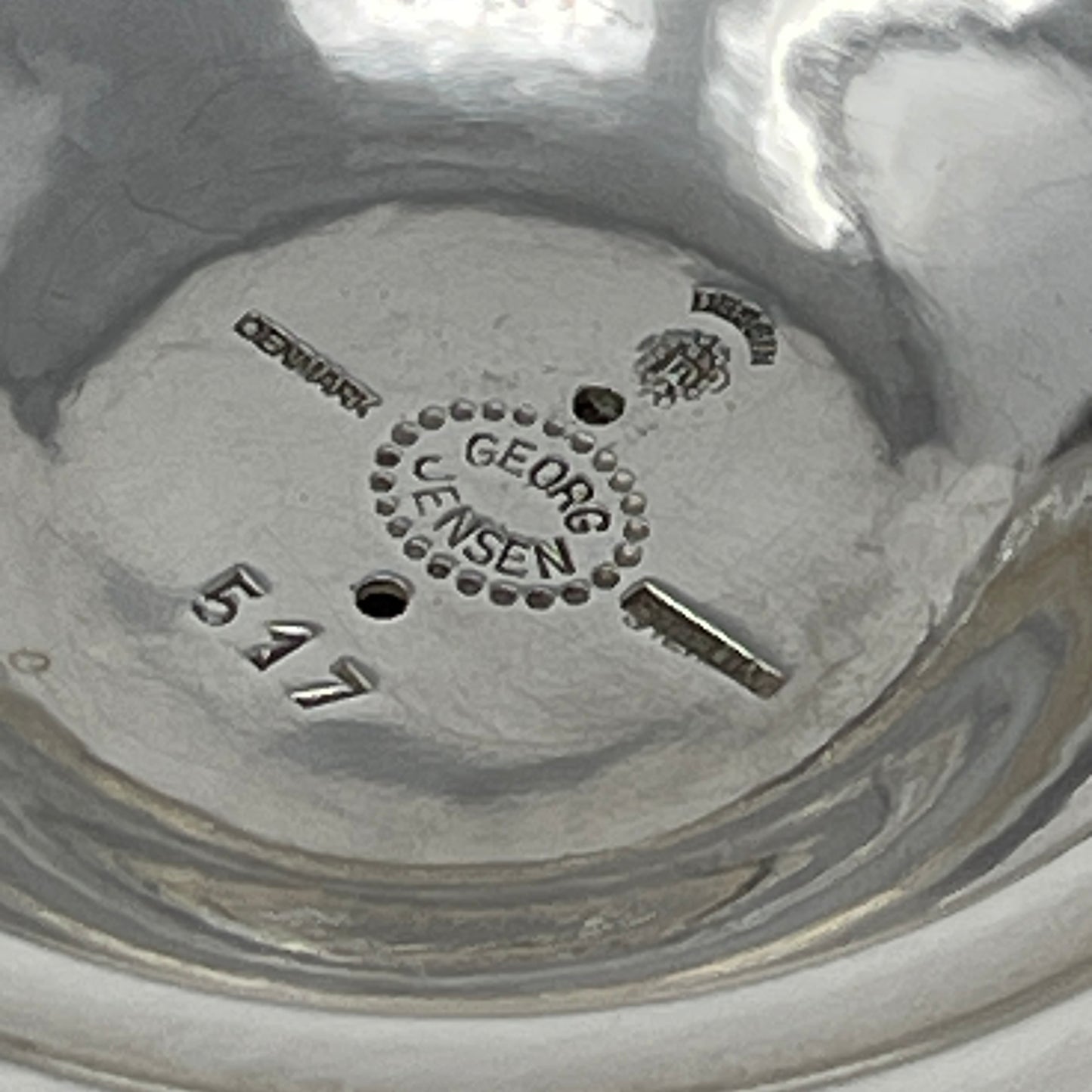 Estate Georg Jensen Sterling Silver Bowl No 517