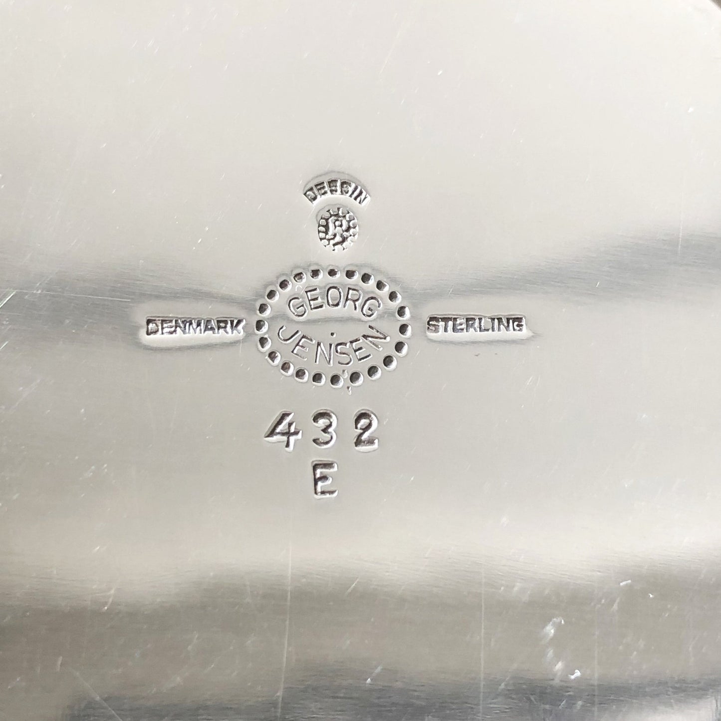 Georg Jensen Sterling Silver Pitcher with Ebony Handle by Johan Rohde No 432E