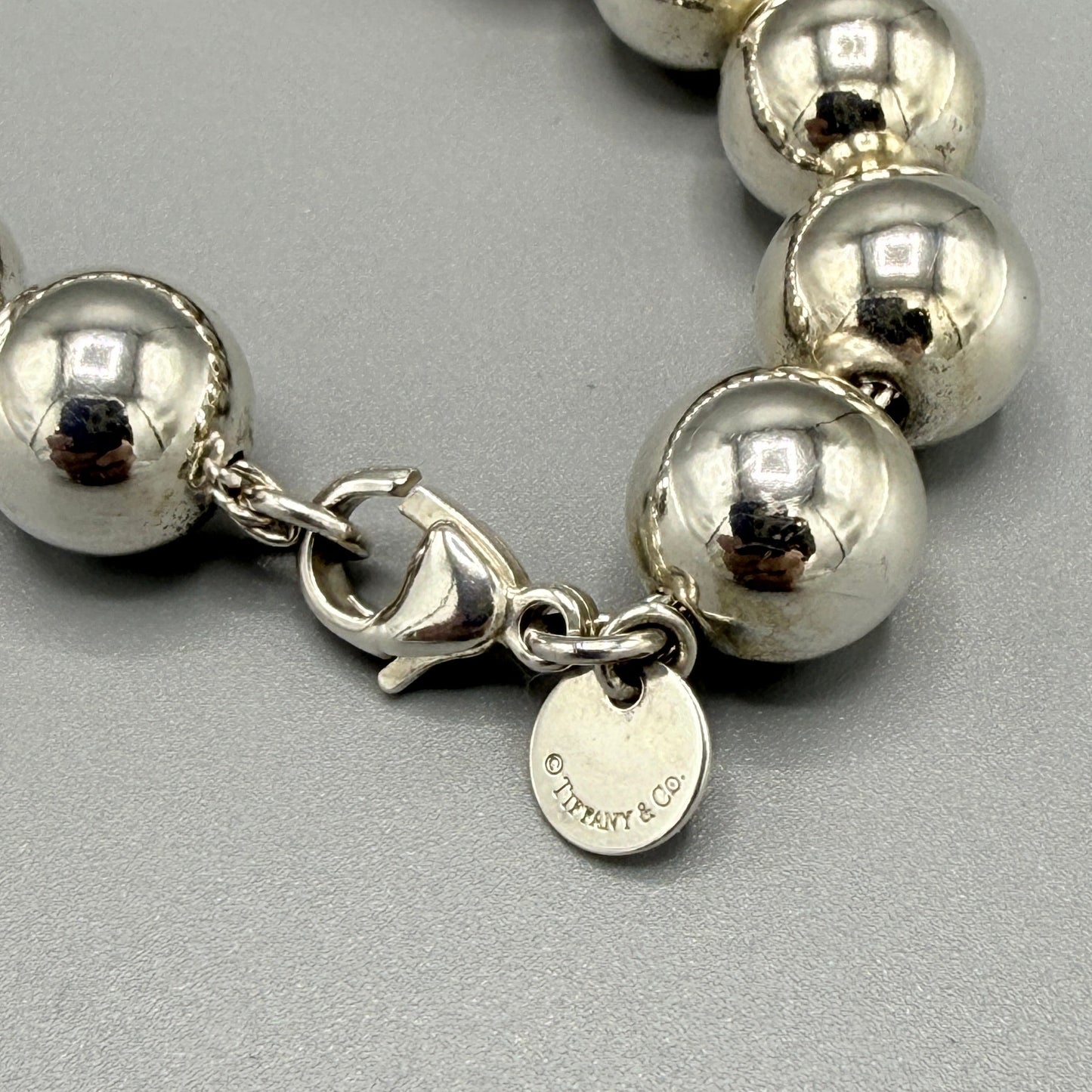 Estate Tiffany & Co. Sterling Silver Ball Bracelet