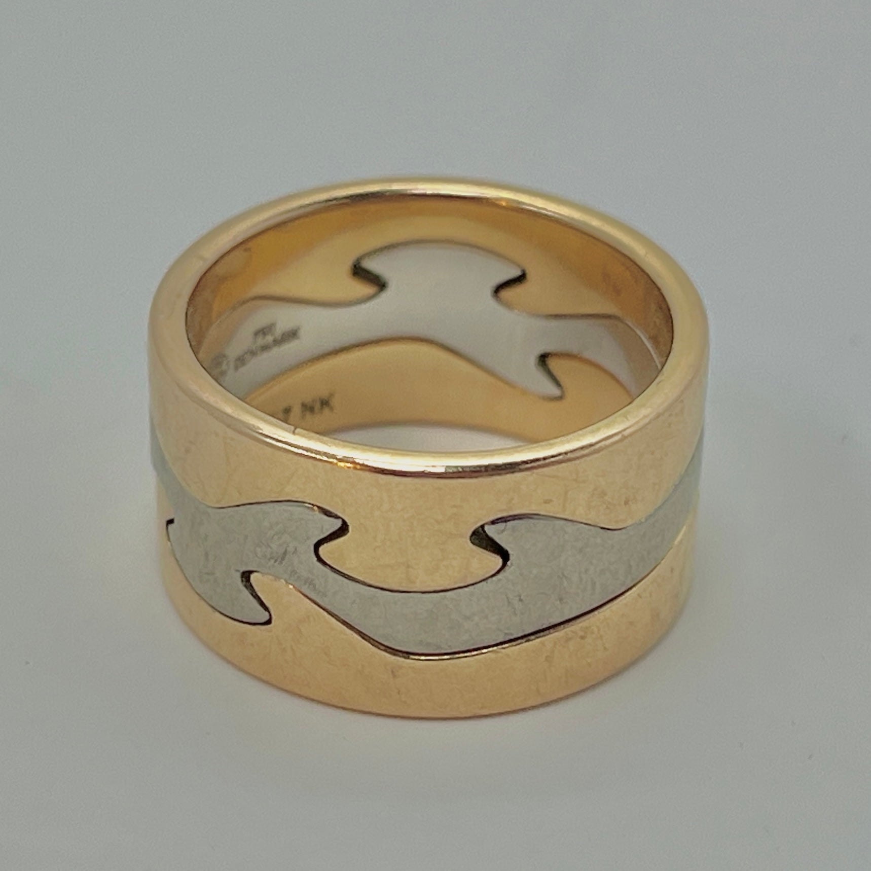 Estate Georg Jensen 18K Gold Fusion Ring by Nina Koppel – Gallery 925