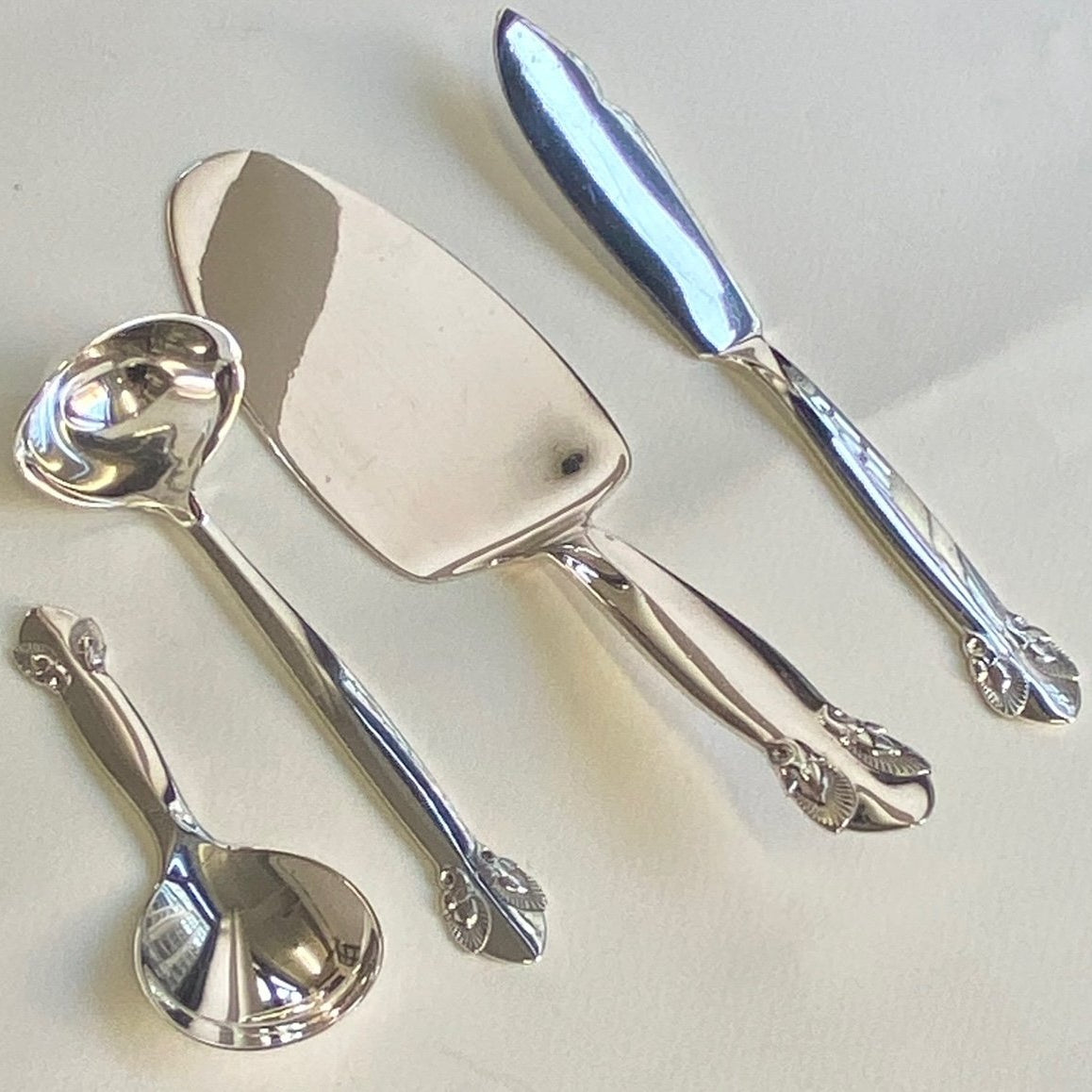 Estate Sterling Silver "Bittersweet" by Georg Jensen Service of 12
