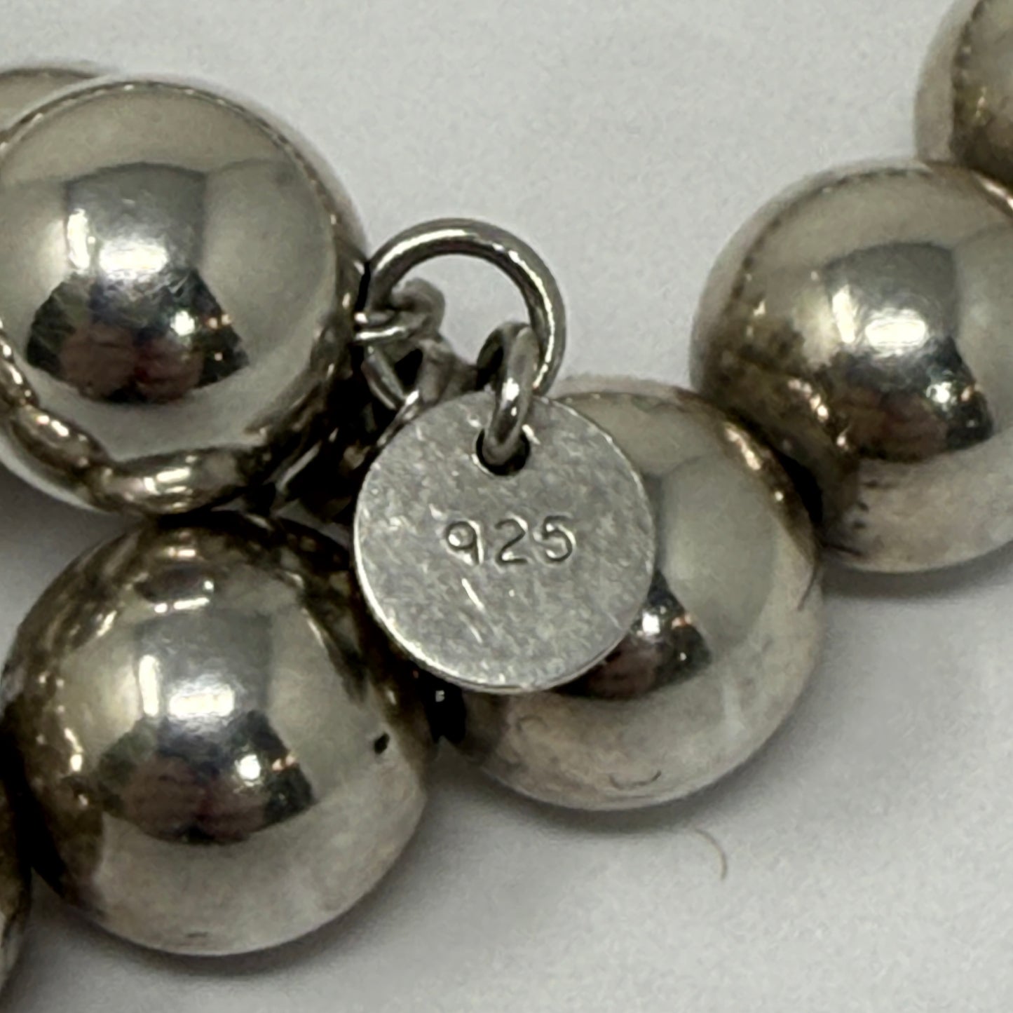 Estate Tiffany & Co. Sterling Silver Ball Necklace