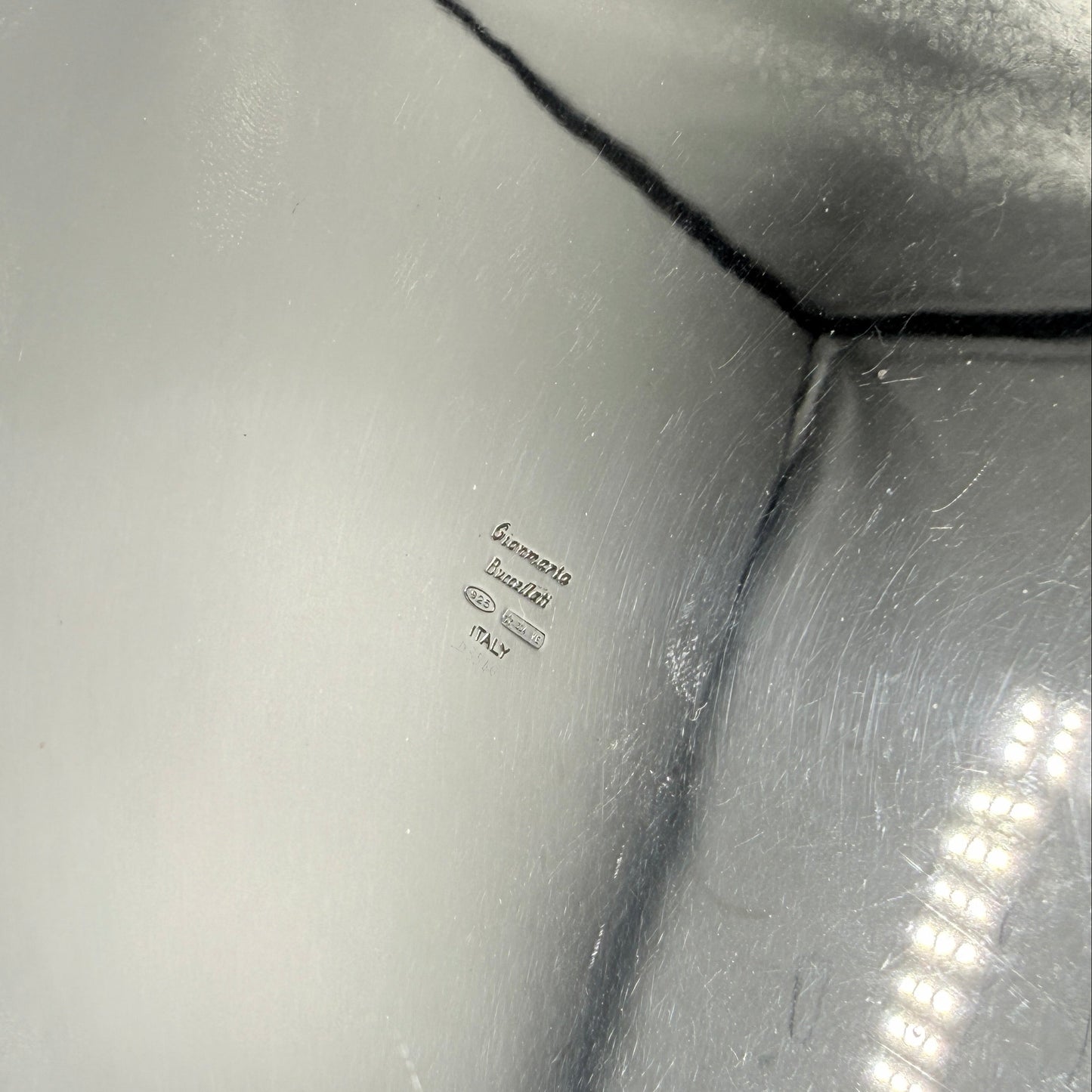 Estate Buccellati Centerpiece Bowl with Scalloped Edge