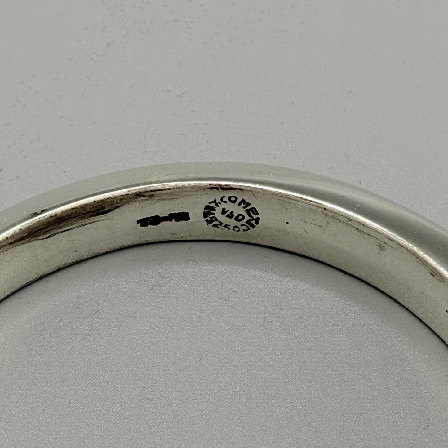 Estate Taxco Mexico Sterling Silver Bangle