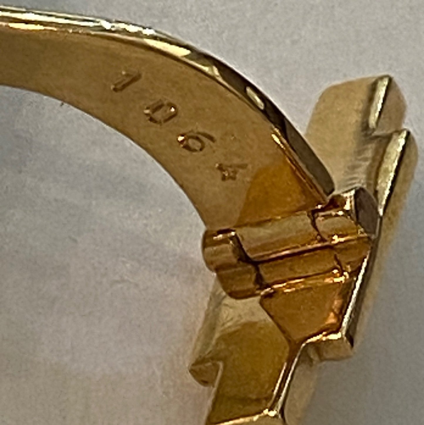 Estate Georg Jensen 18KT Gold Cufflinks No. 1064