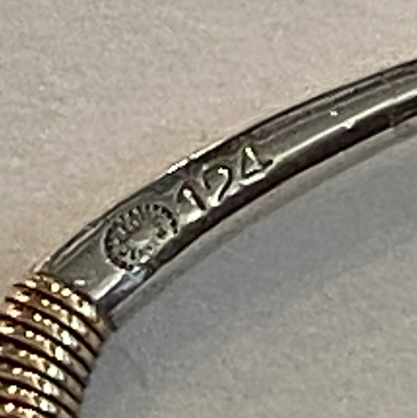 Estate Georg Jensen Sterling Silver Earrings Wire Wrapped by Sigvaard Bernadotte No. 124