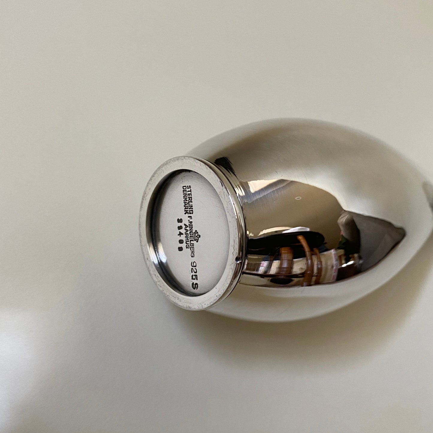 Frantz Hingelberg Sterling Silver Pitcher "Thread Pattern"