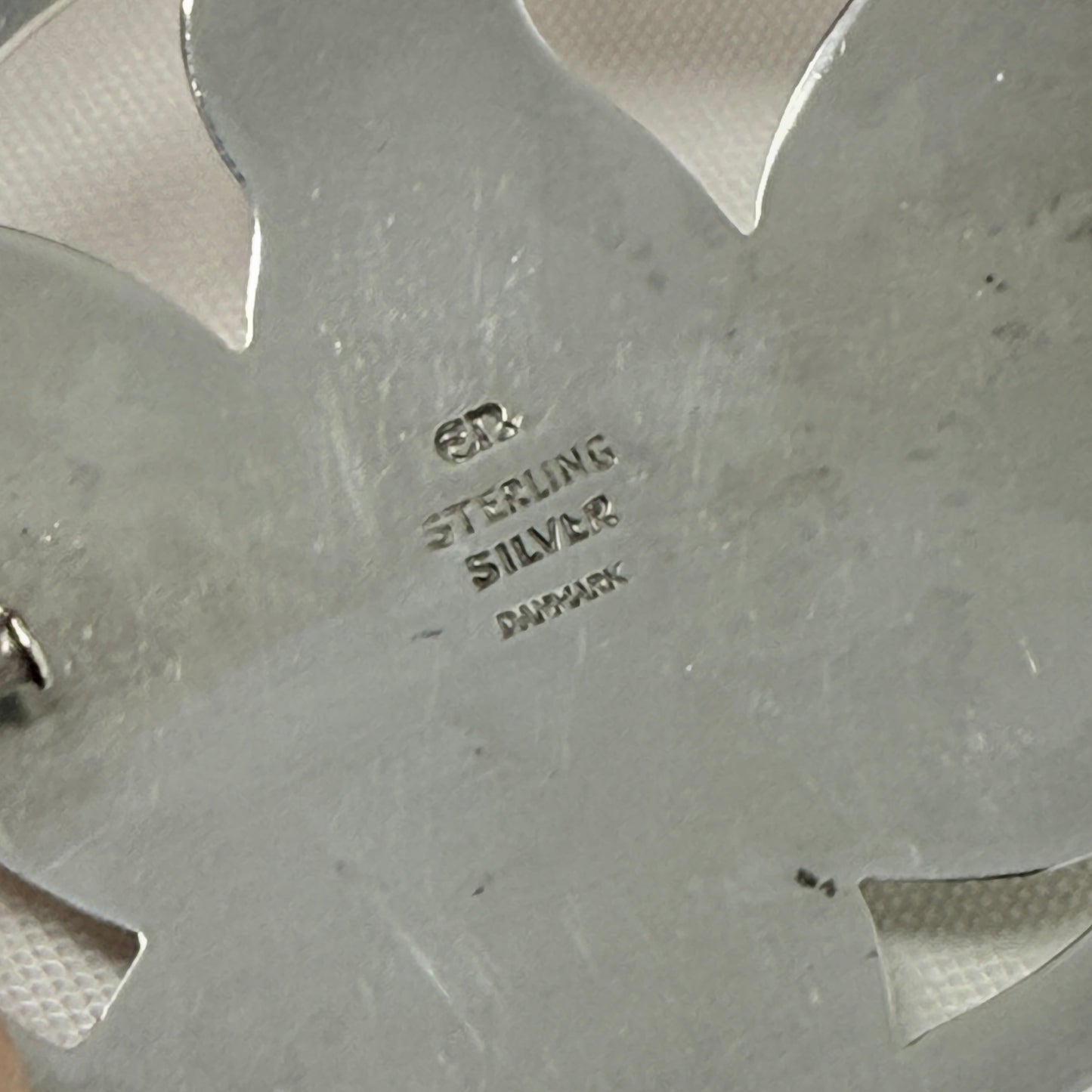 Estate Evald Nielsen Sterling Silver Singing Bird Brooch