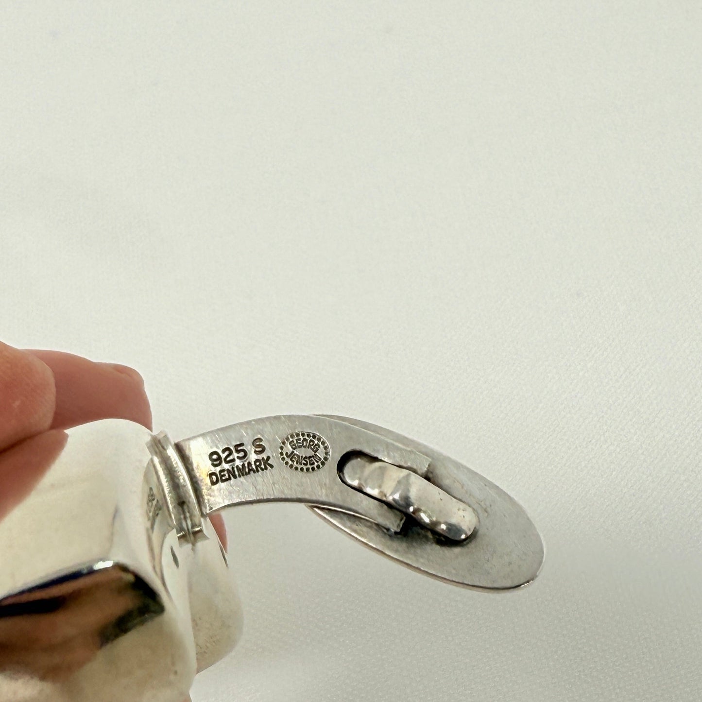 Estate Georg Jensen Sterling Silver Cufflinks No 124