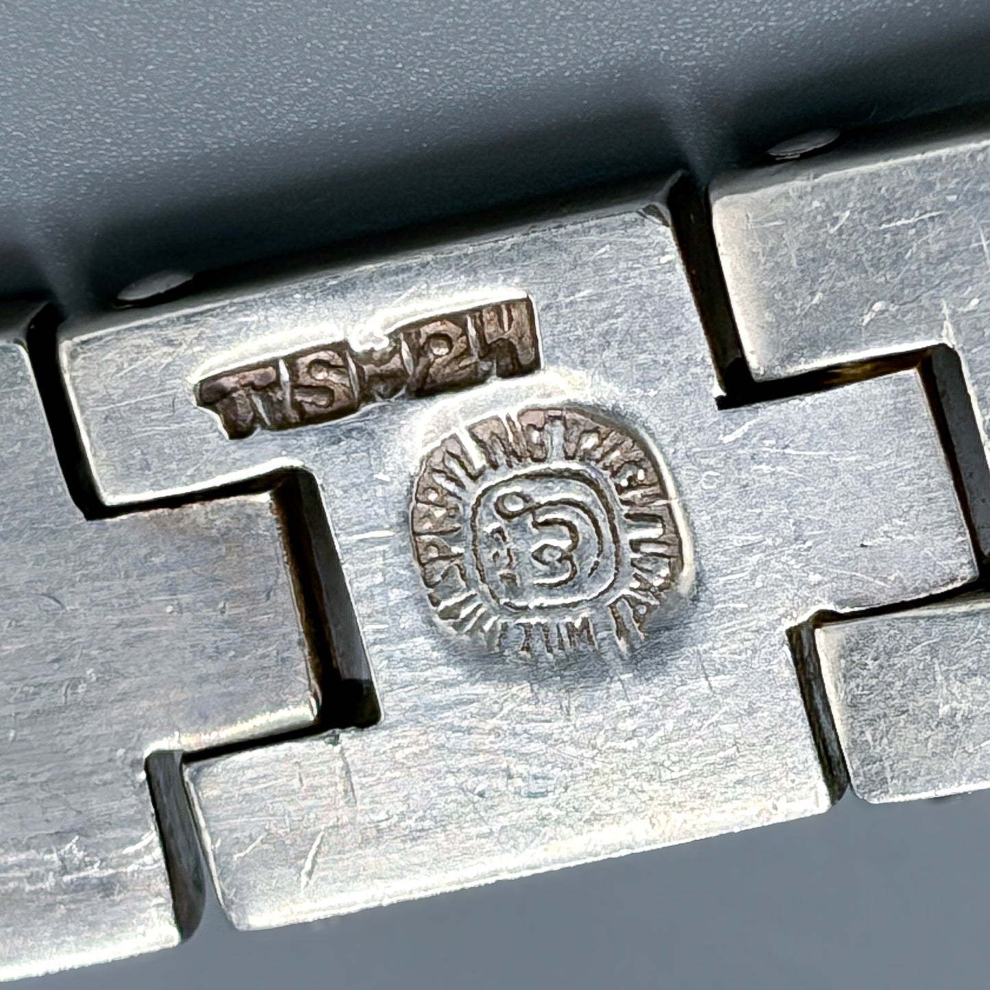 Estate Sterling Silver Buckle Bracelet by William Spratling
