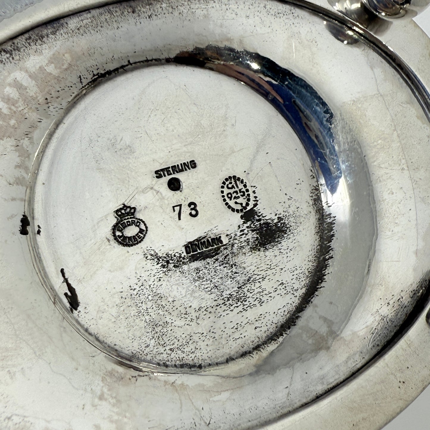 Estate Georg Jensen Cigar Lighter or Oil Lamp No. 73