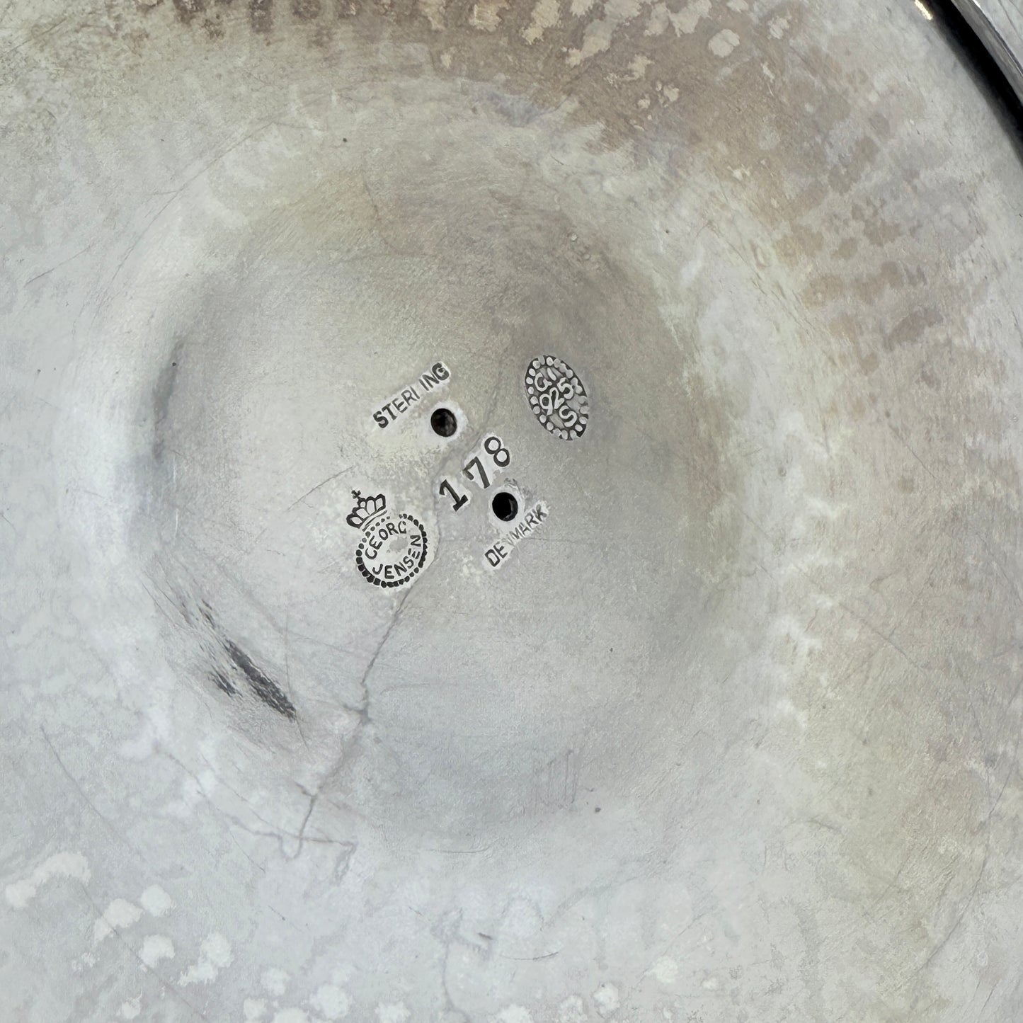 Estate Georg Jensen Rare Compote Dish No 178