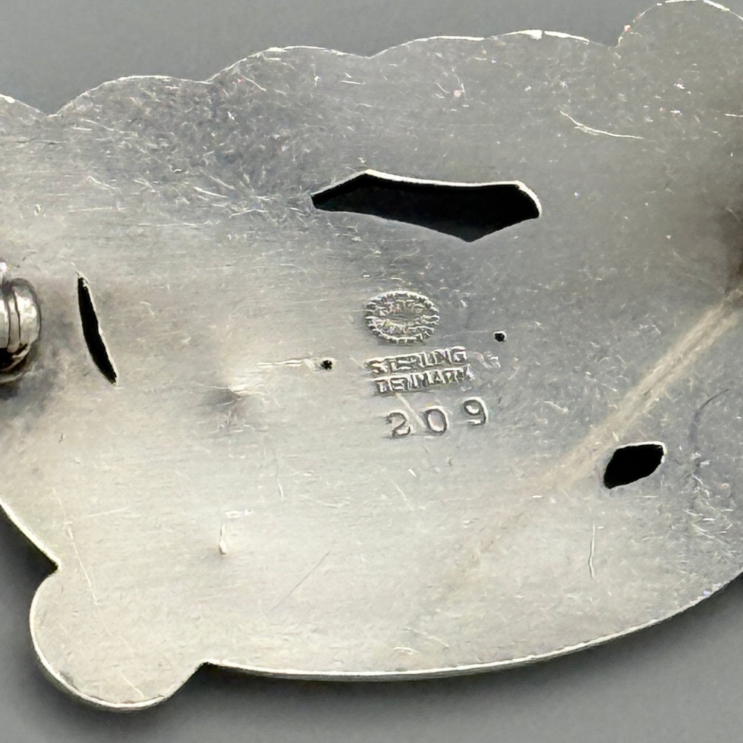 Estate Georg Jensen Sterling Silver Bird Brooch No. 209 by Kristian Mohl-Hansen