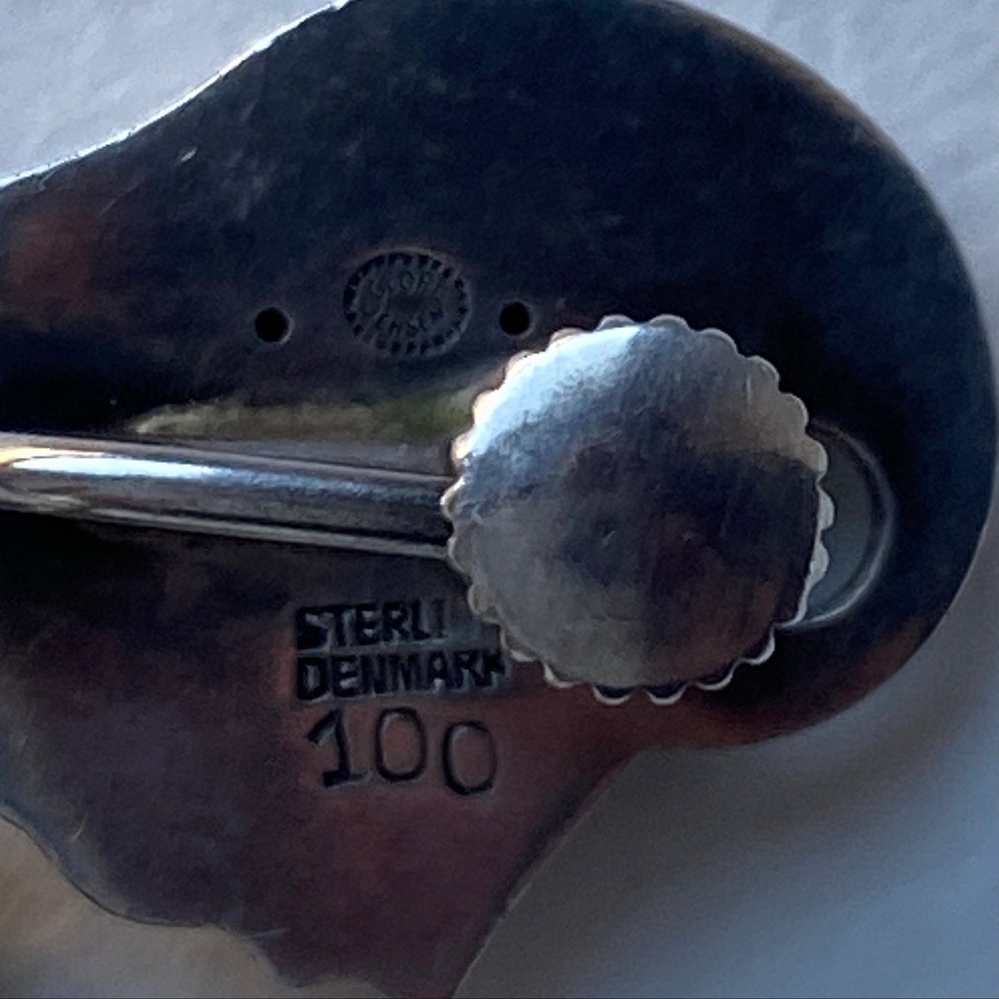 Georg Jensen Sterling Silver Petite Tulip Earrings No. 100